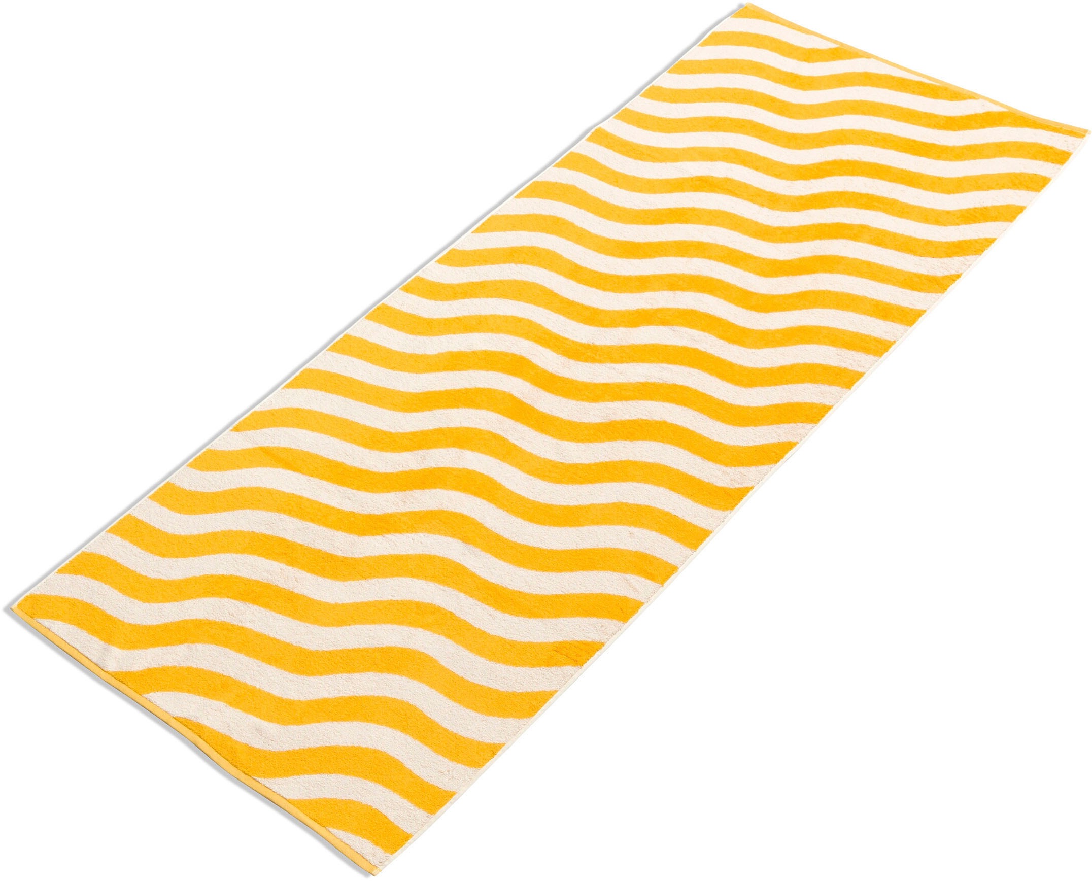 MÖVE Handtücher »Welle« snow-gold Obermaterial: 100% Baumwolle B/L: 80 cmx200 cm