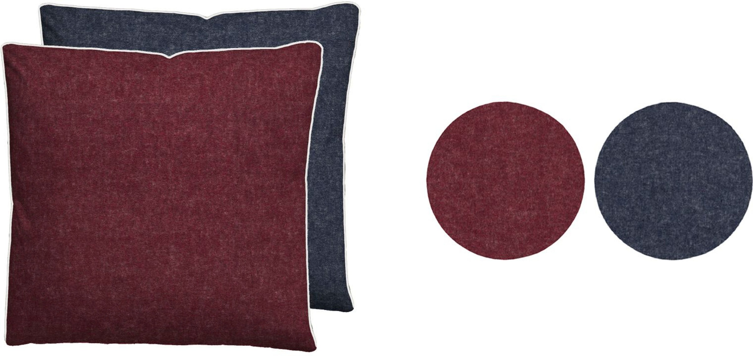 Biberna Kissenbezug »Hermal« (1 Stück), Wendekissenbezug, Made in Germany zertifiziert, geeignet im Winter