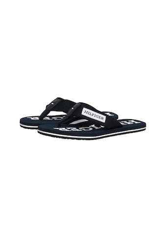 Zehentrenner »PATCH HILFIGER BEACH SANDAL«