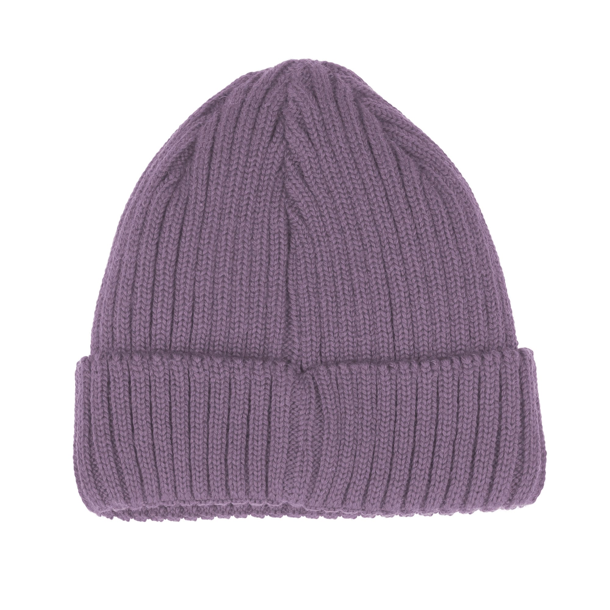 MAXIMO Strickmütze Wolle, gefüttert, breiter Umschlag