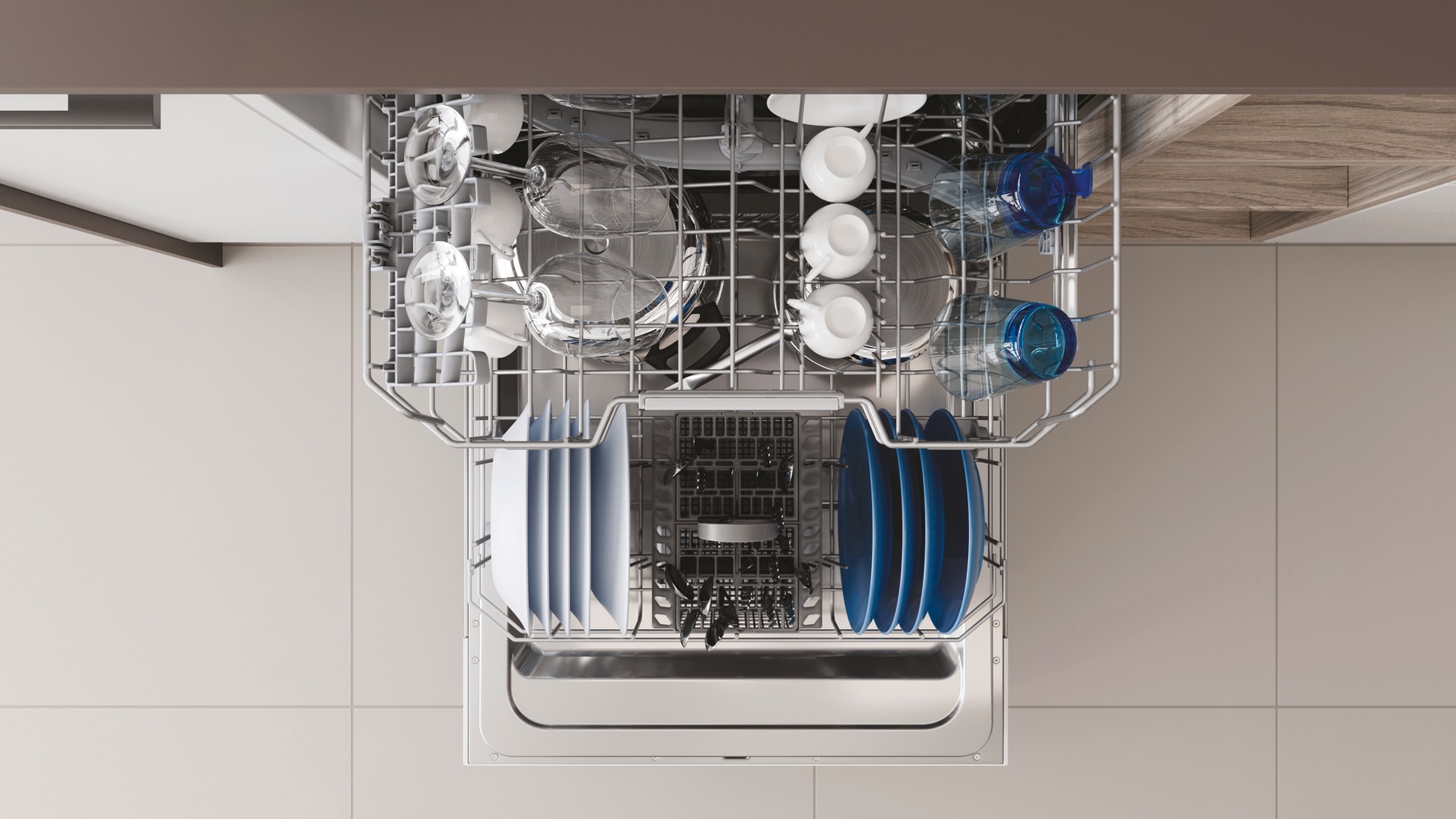 Privileg vollintegrierbarer Geschirrspüler »P0I ECO 2D541 S« 14 tlg. Maßgedecke Automatisches Türöffnungssystem mit Auto Door