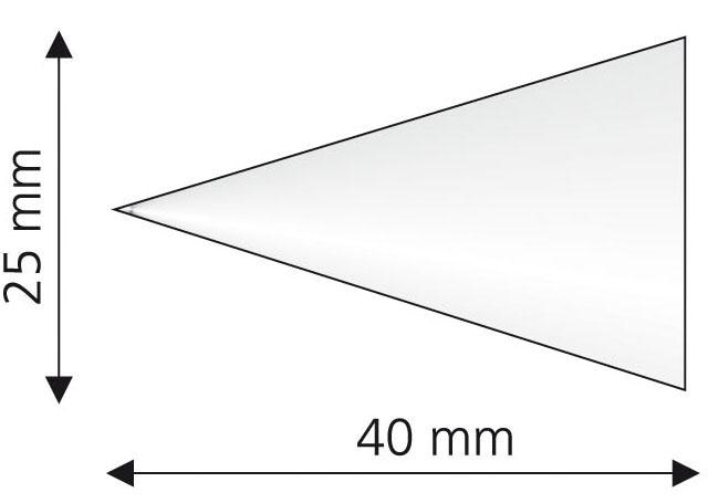 Liedeco Gardinenstangen-Endstück »Cone«, (Set, 2 St.), für Gardinenstangen Ø 16 mm