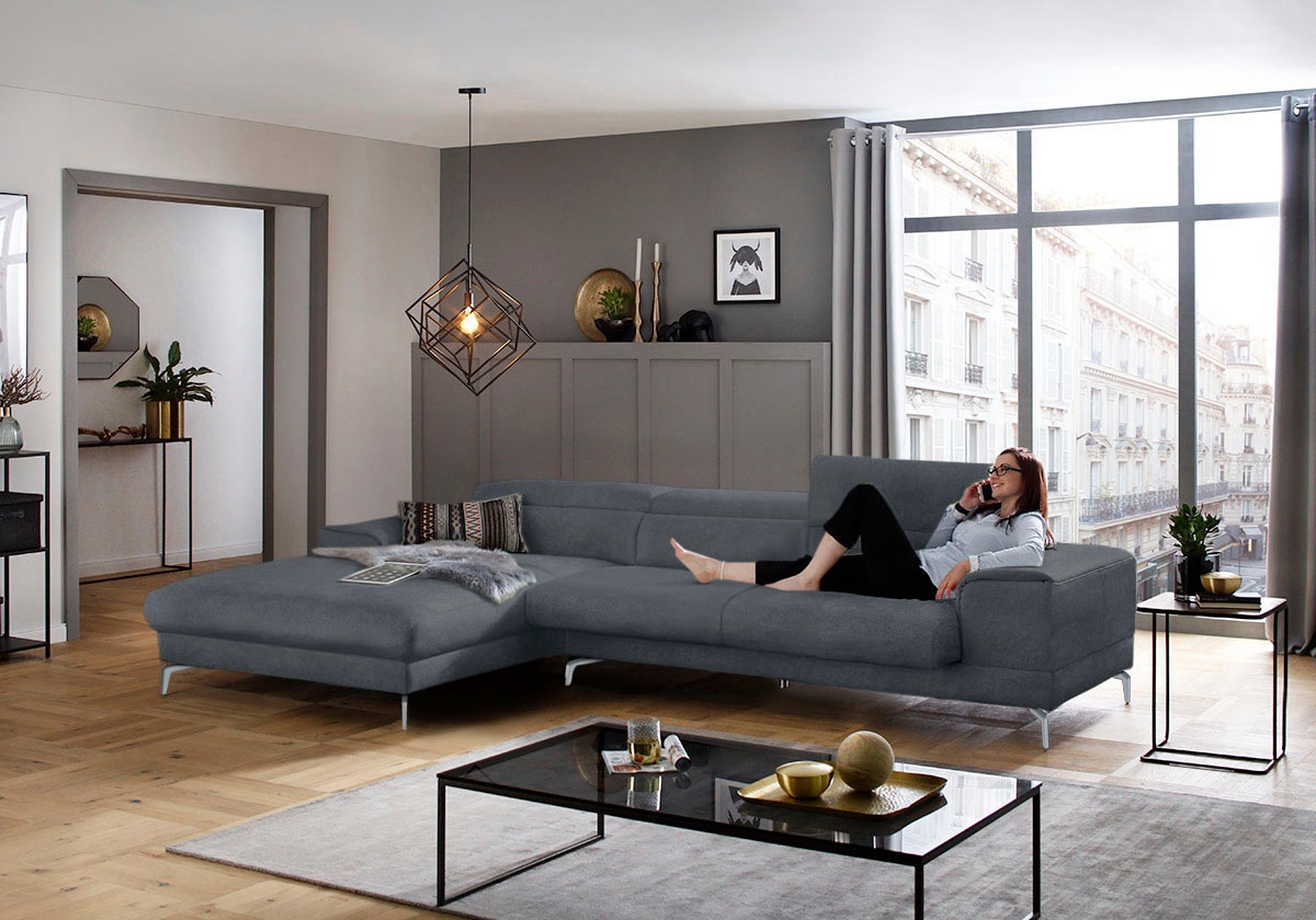 W.SCHILLIG Ecksofa »piedroo, Designsofa mit tollem Sitzkomfort, bequem und günstig online kaufen