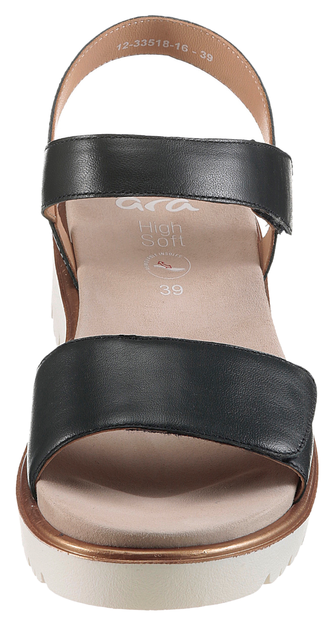 Ara Keilsandalette »BILBAO«  , Sommerschuh, Sandale, Keilabsatz, Klett, Weite G (weit)