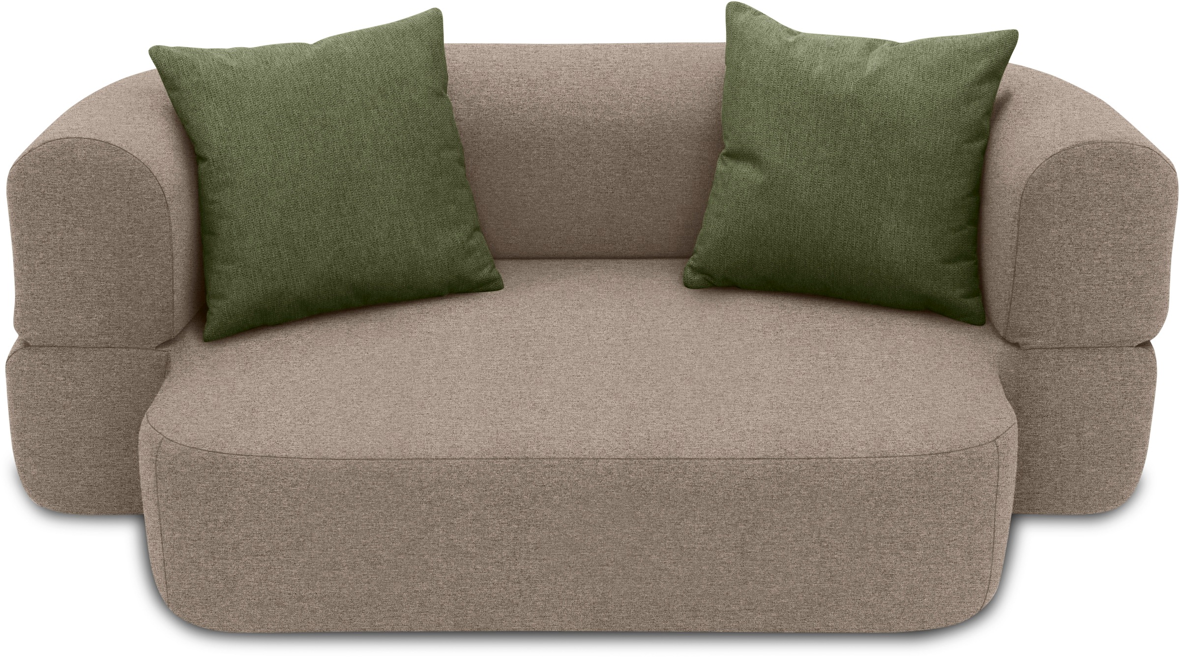 INOSIGN Schlafsofa »Denair oval Federkern, Bettsofa, organisches Design. Br günstig online kaufen