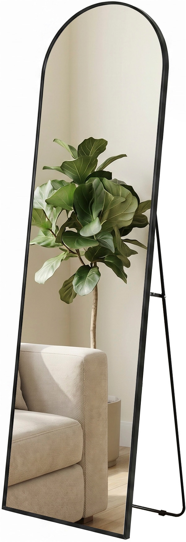 OTTO home »Standspiegel Addrik, wahlweise in 2 Größen 150x40cm oder 180x60cm« Ganzkörperspiegel mit Sicherheitsglas, in verschiedenen Farben