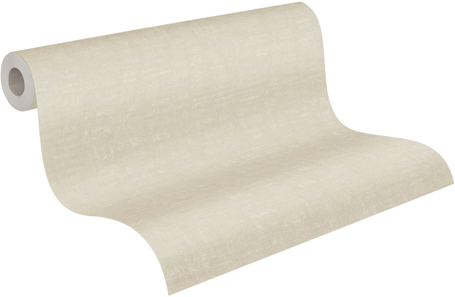 A.S. Création Vliestapete »Nara Einfarbig«, matt-gemustert-neutral, Unitapete Tapeten Wohnzimmer Schlafzimmer Küche modern Flur Design