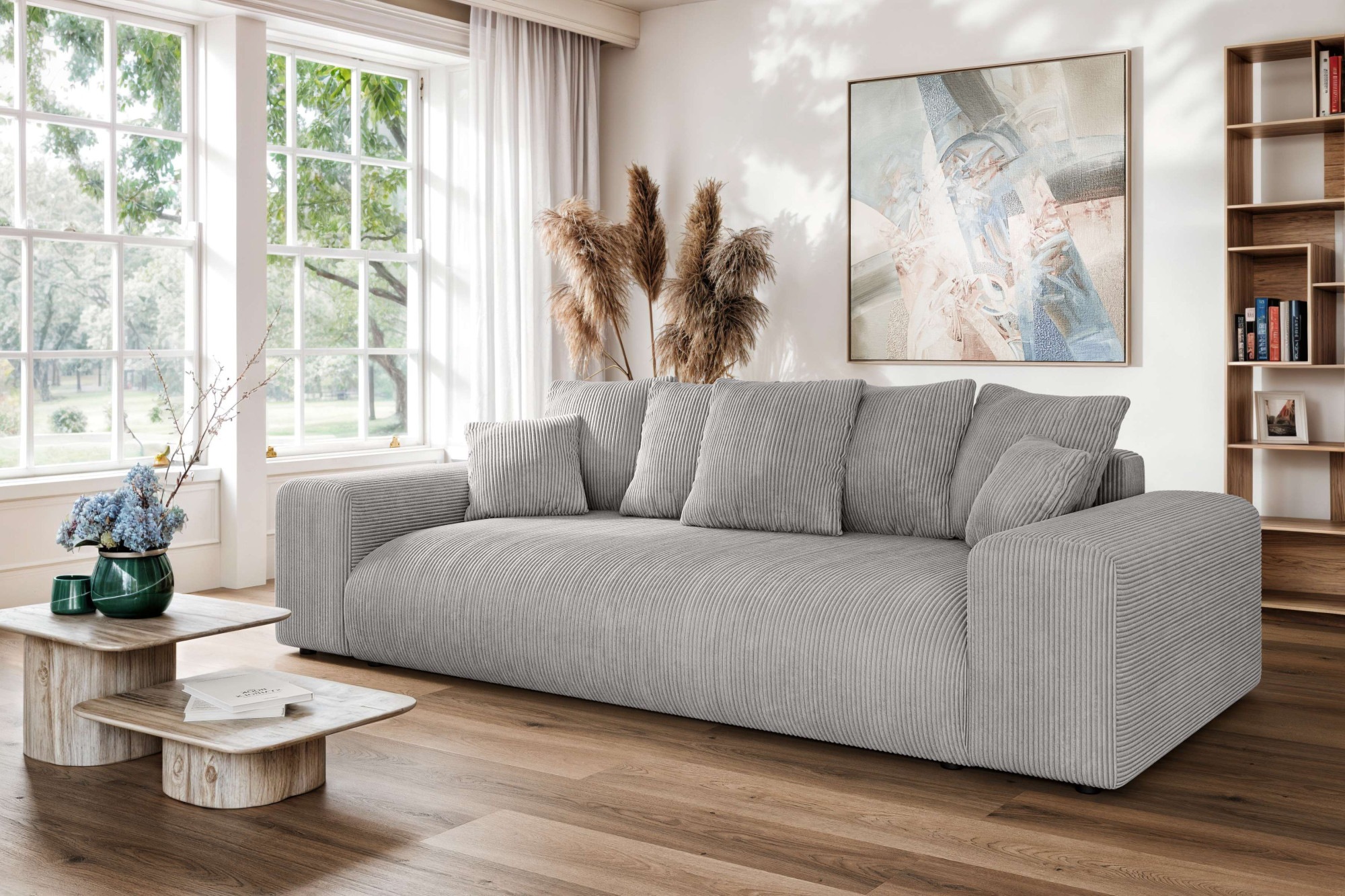 Home affaire Big-Sofa »LAKESIDE 3-Sitzer Schlafsofa mit Bettkasten, Breite günstig online kaufen