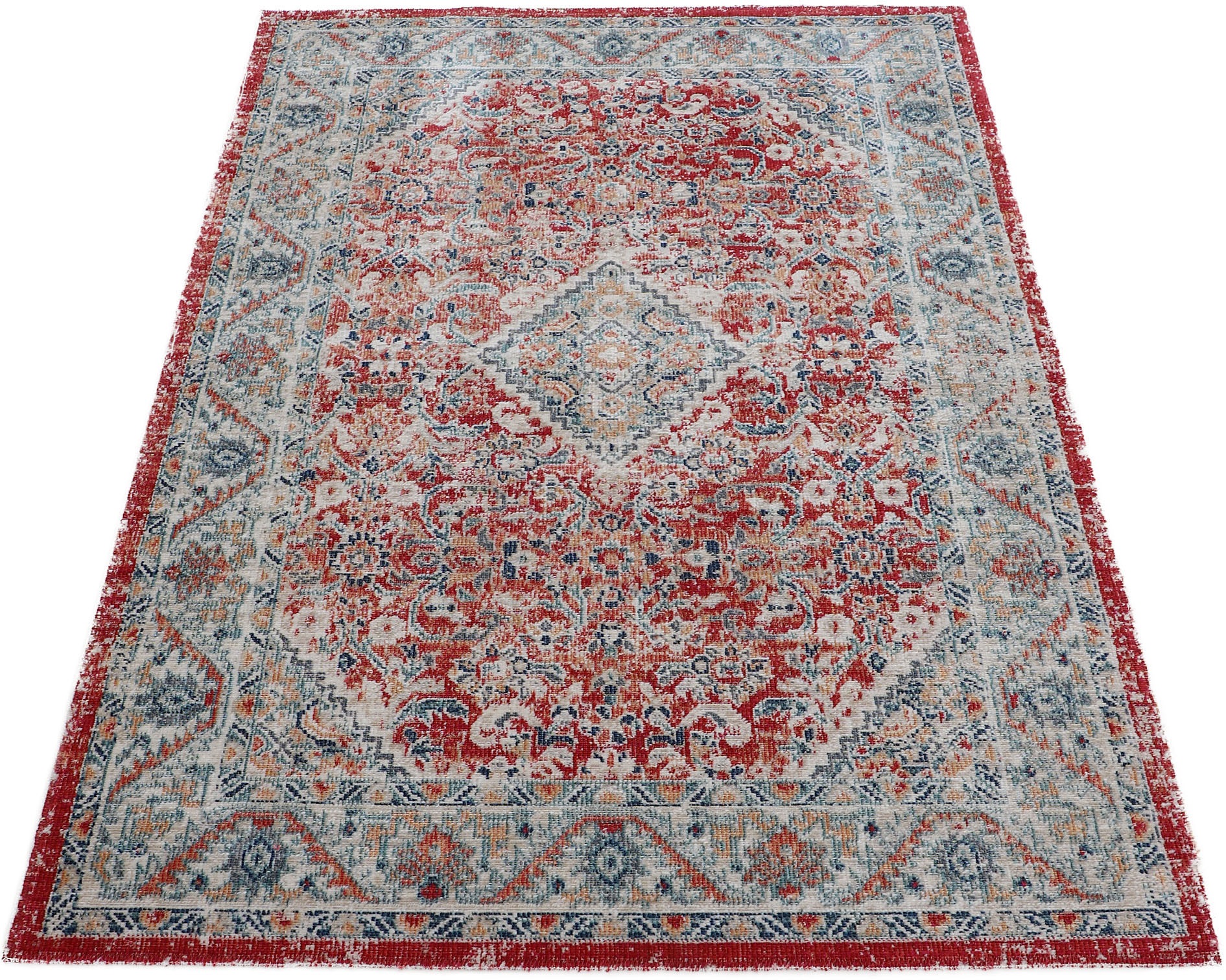 carpetfine Teppich »Noah_1«, rechteckig, 3 mm Höhe, Orient Vintage Look