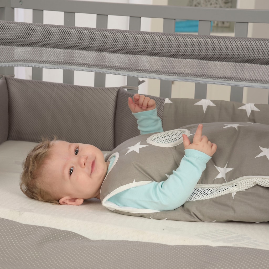 roba® Babybett »Room Bed, safe asleep®, Little Stars«, (4 tlg.)