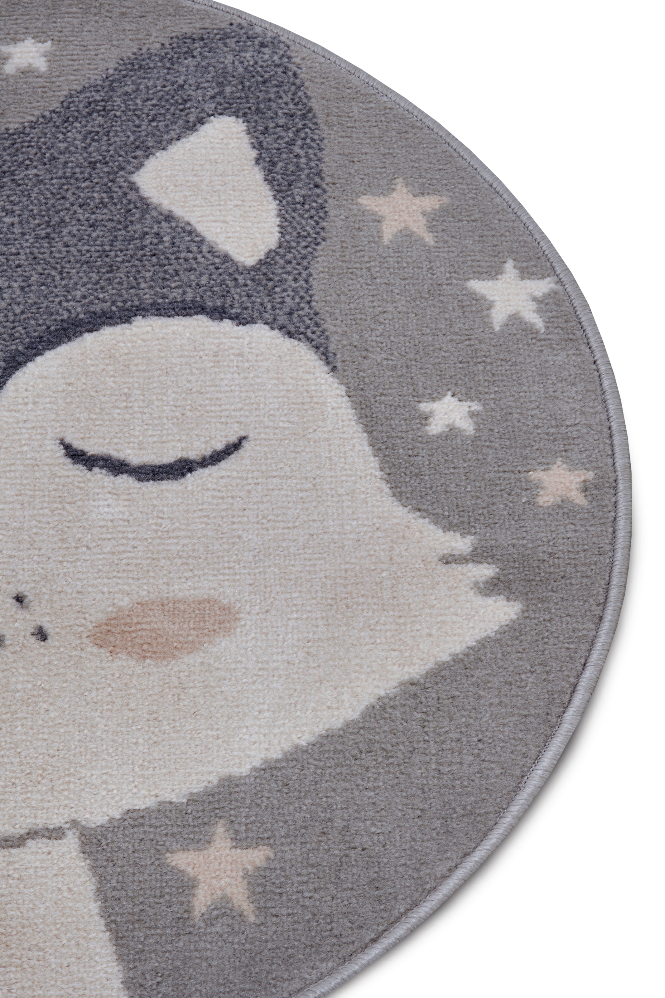 HANSE Home Kinderteppich »Adventures Fox«, rund, 8 mm Höhe, Spielteppich, fest, Kinderzimmer, Kurzflor, Spielunterlage