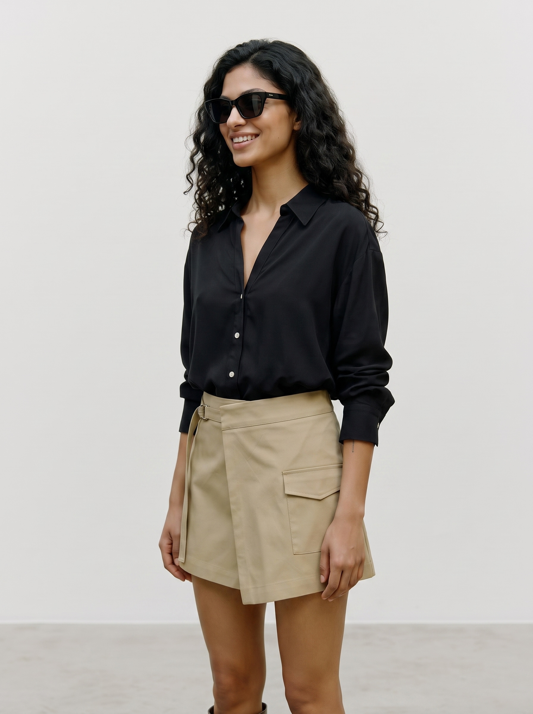 Vero Moda Langarmbluse »VMAURA LS SHIRT WVN NOOS« Viskose, regular fit