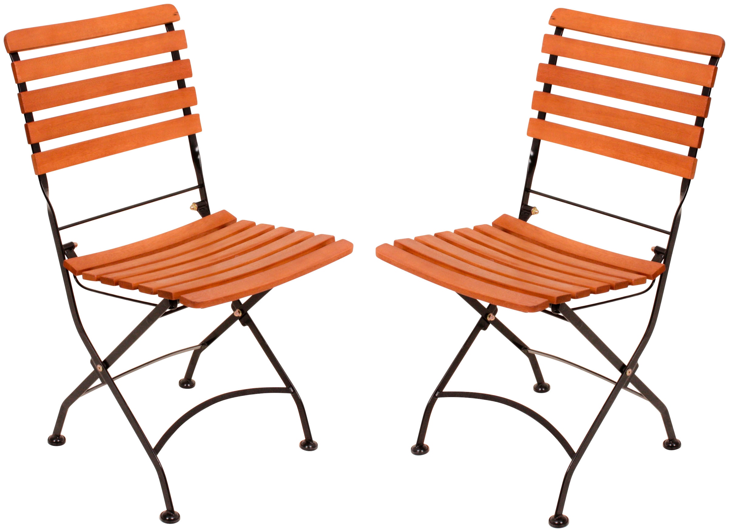 Garden Pleasure Klappstuhl »Wien« () 1 Stk. Stahl/Eukalyptus, klappbar günstig online kaufen