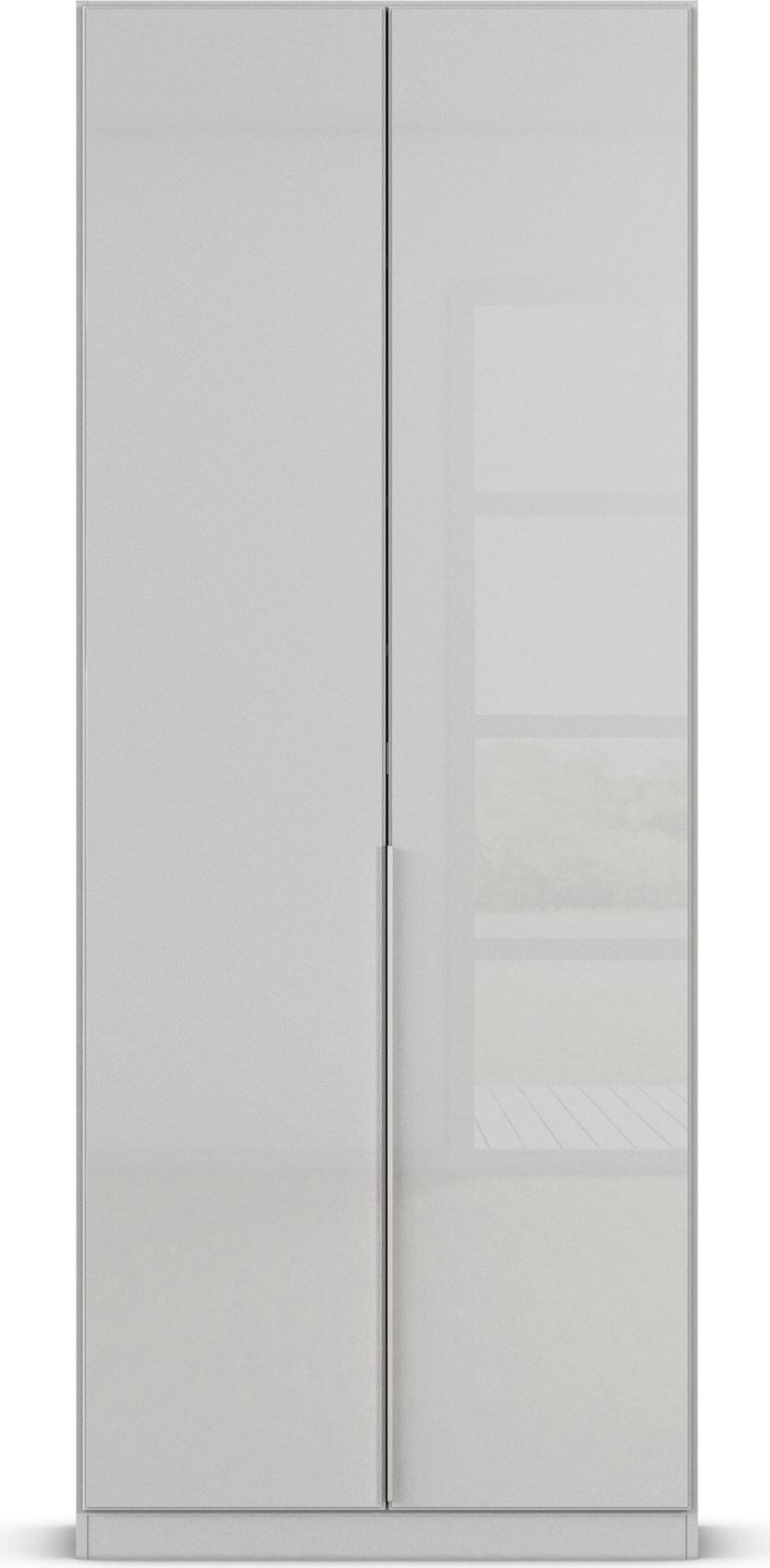 rauch Drehtürenschrank »Kleiderschrank Kleiderschränke Schrank Garderobe AGORDO mit Glasfront«, (in zwei Griff-Farben), durchdachte Innenausstattung, in 6 Breiten und 2 Höhen MADE IN GERMANY