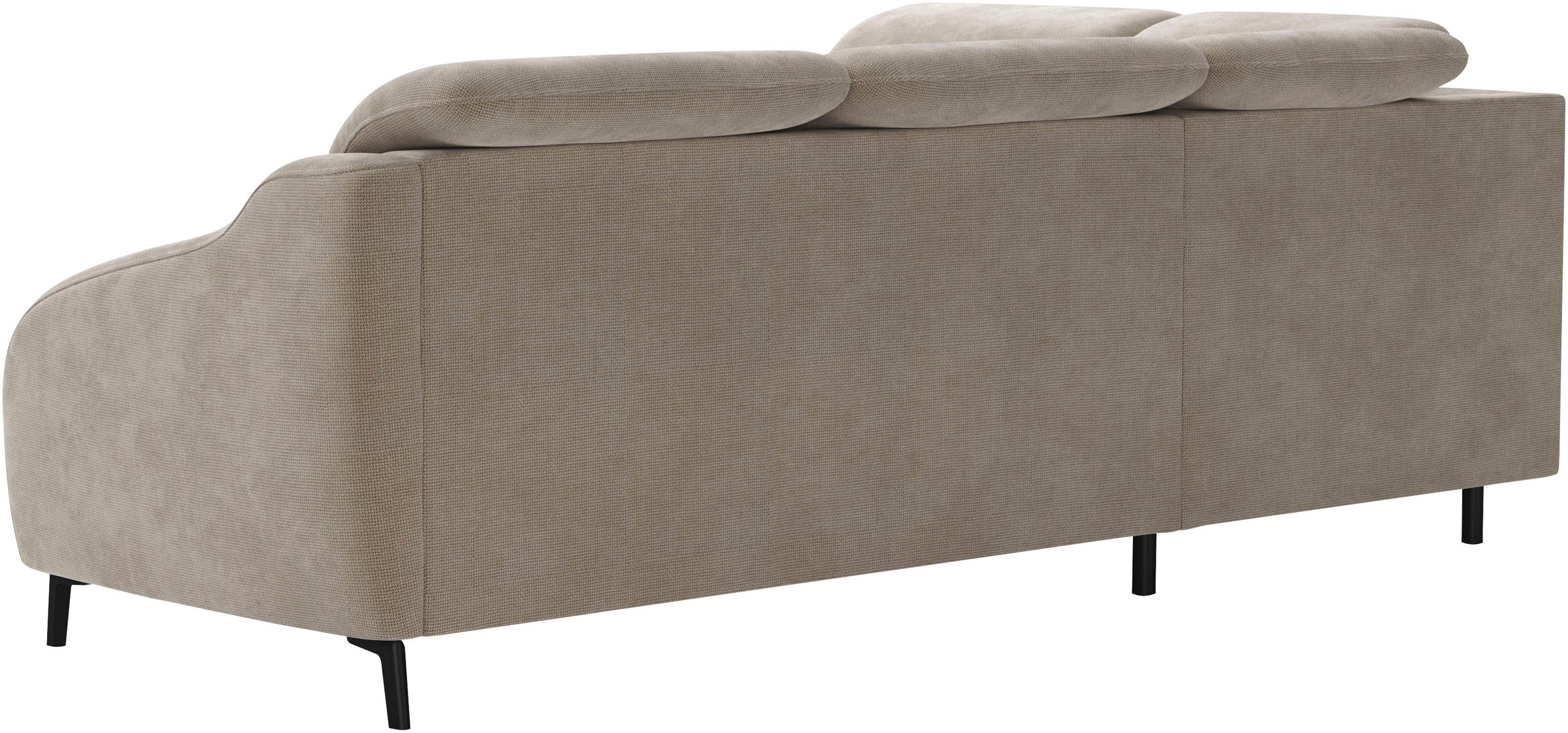 sit&more Ecksofa »Blues L-Form«, wahlweise mit Klapptisch und USB
