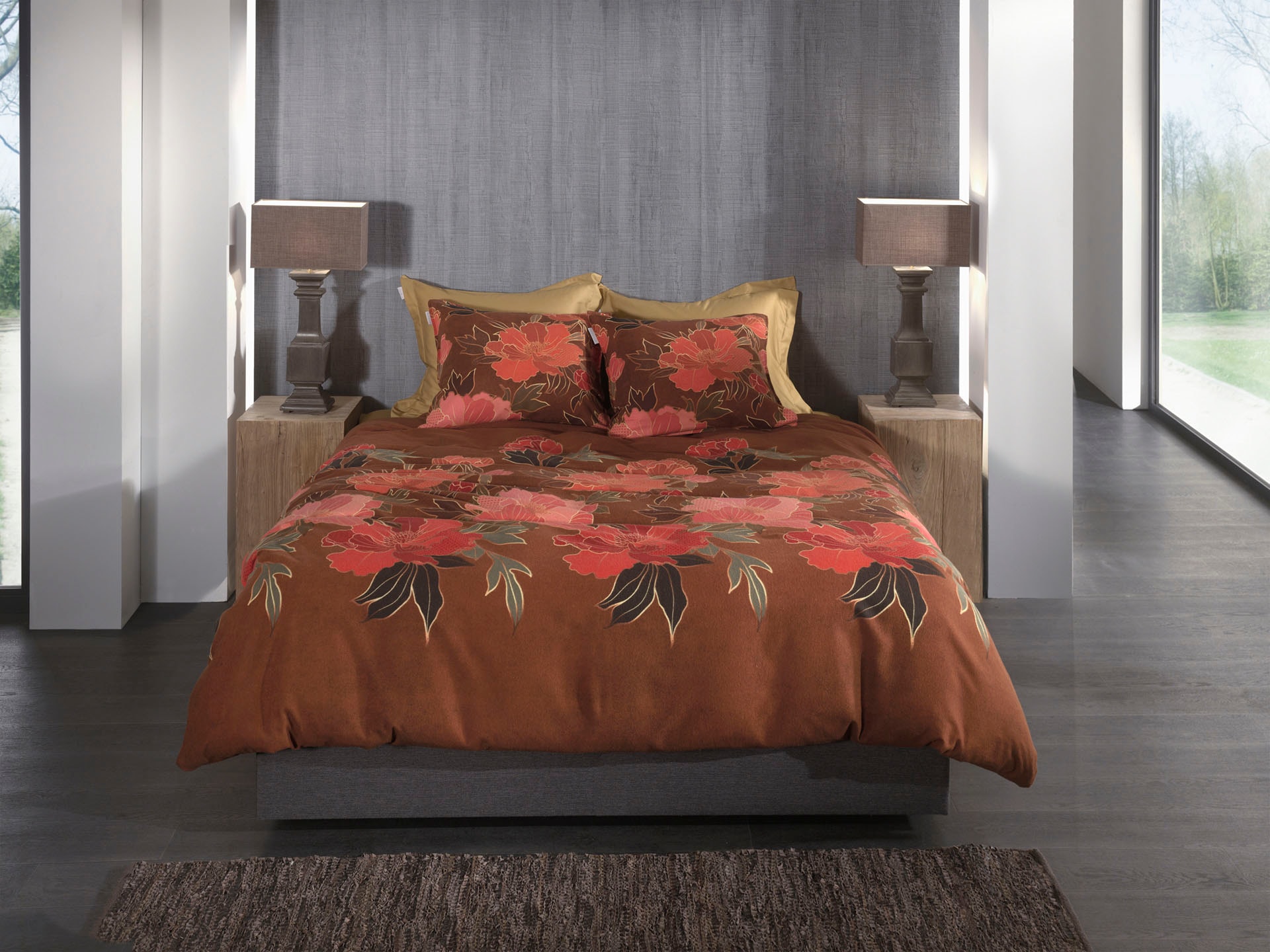 Heckett & Lane Bettwäsche »Francesco« 2 Stk. tlg. hochwertiges Flanell, Bettwäsche ab 135x200 cm