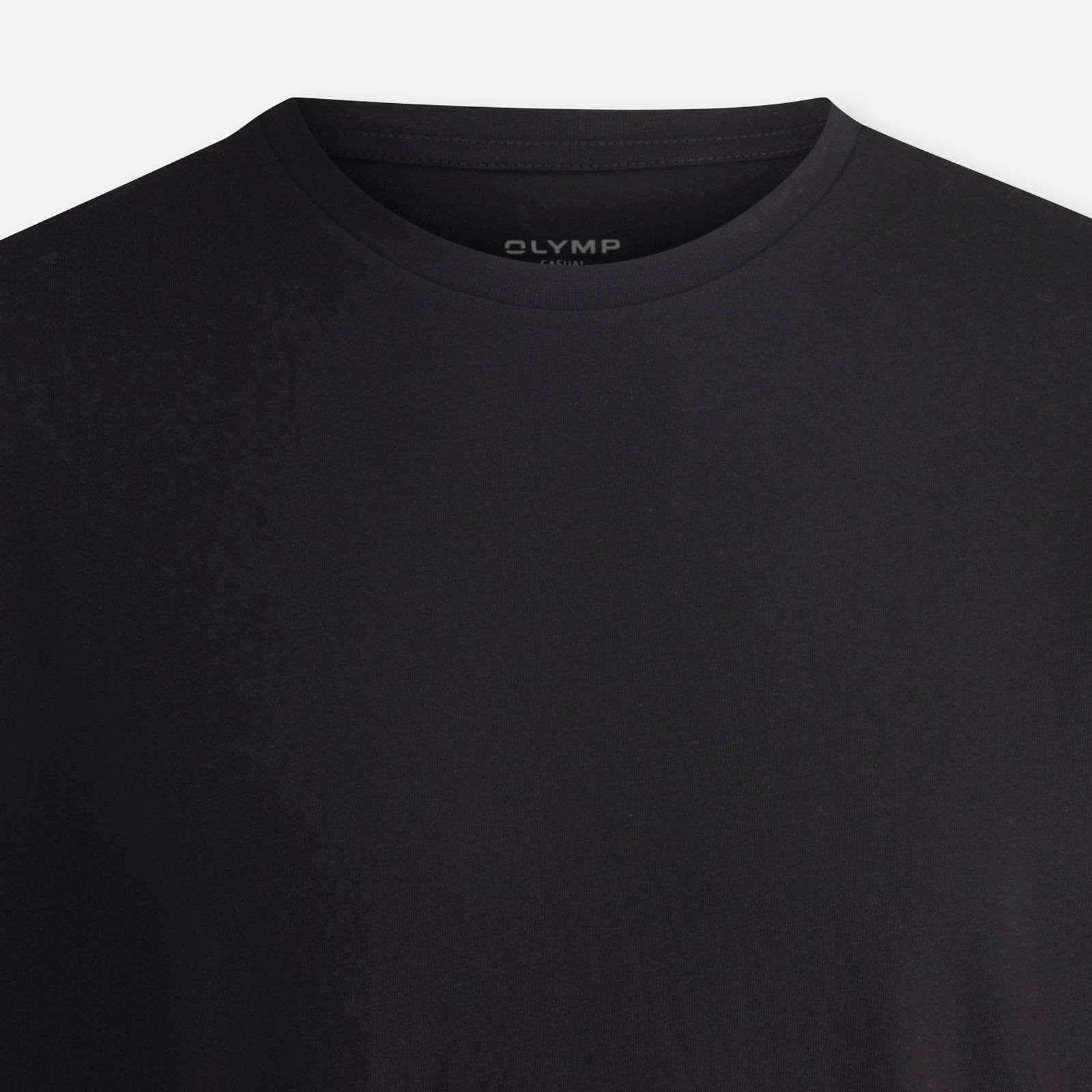 OLYMP T-Shirt Packung, 3er, 3 Stk. Rundhalsausschnitt, modern fit, reine Baumwolle