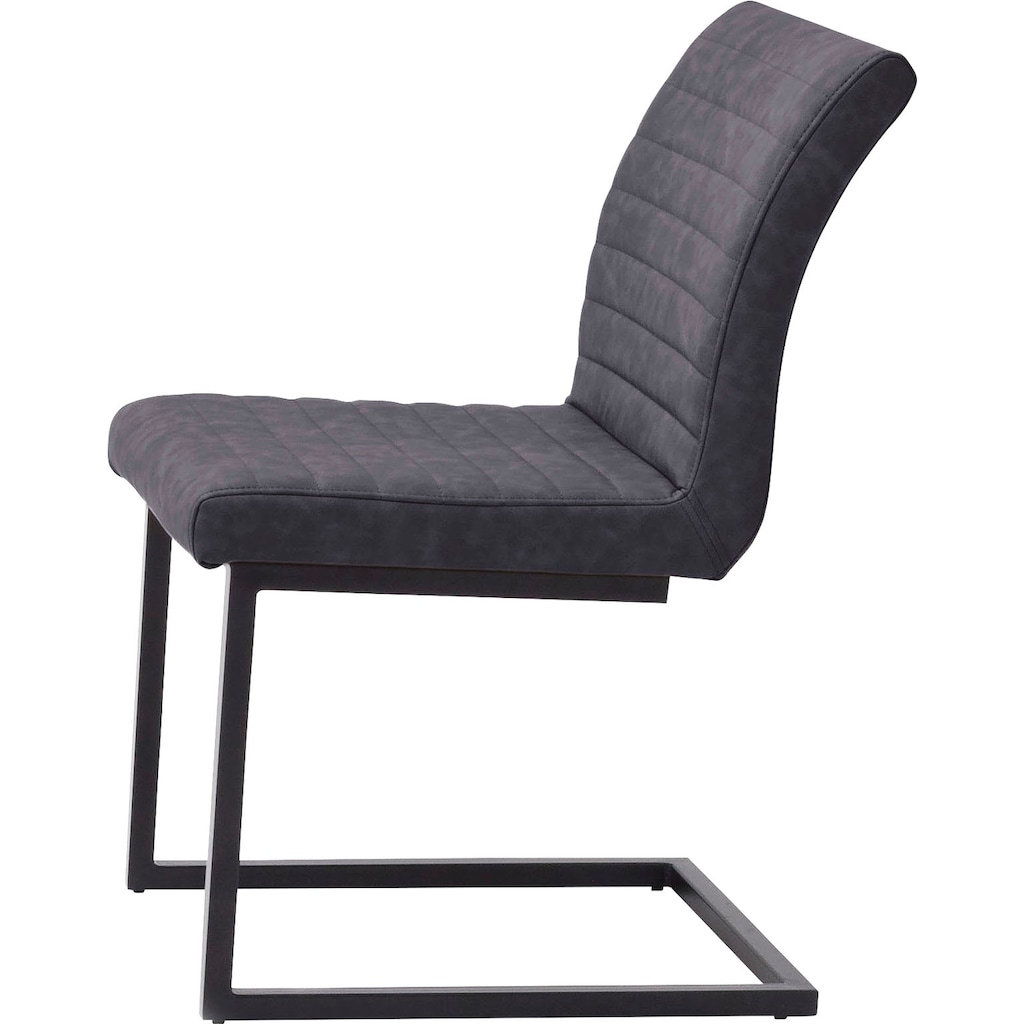 MCA furniture Esszimmerstuhl »Kian«, (Set), 2 St., Vintage Kunstleder mit oder ohne Armlehne, Stuhl belastbar bis 120 kg