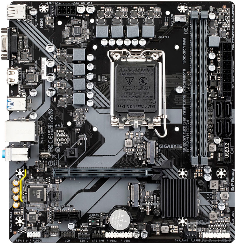 Gigabyte Mainboard »B760M H DDR4«