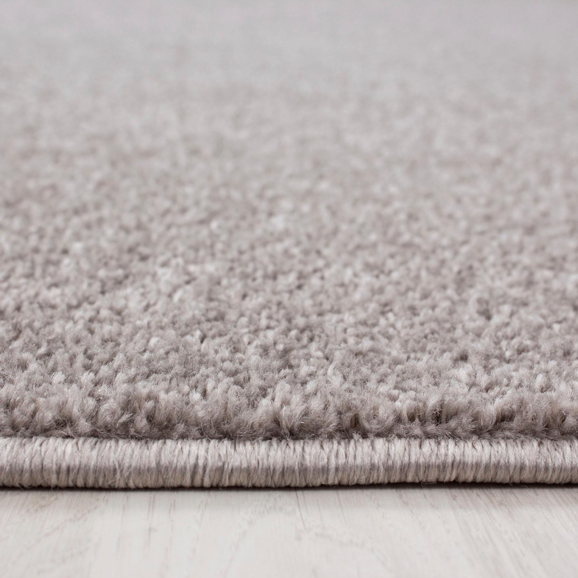 Ayyildiz Teppiche Teppich »ATA«, rechteckig, 10 mm Höhe, Kurzflor, uni, große Farbauswahl, robust, auch als Läufer und in rund