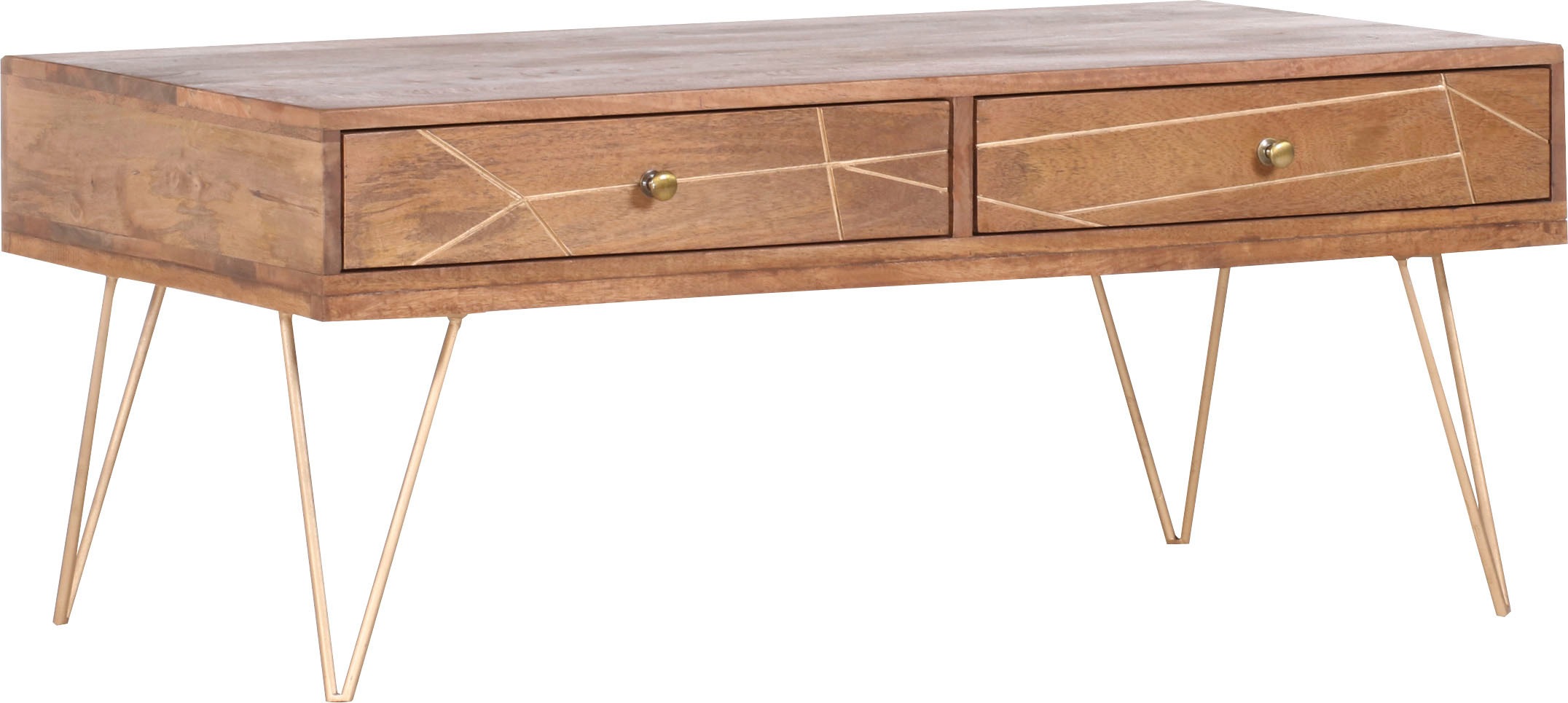 Gutmann Factory Couchtisch »Scan«, Hairpin Beine, moderner Couchtisch aus M günstig online kaufen