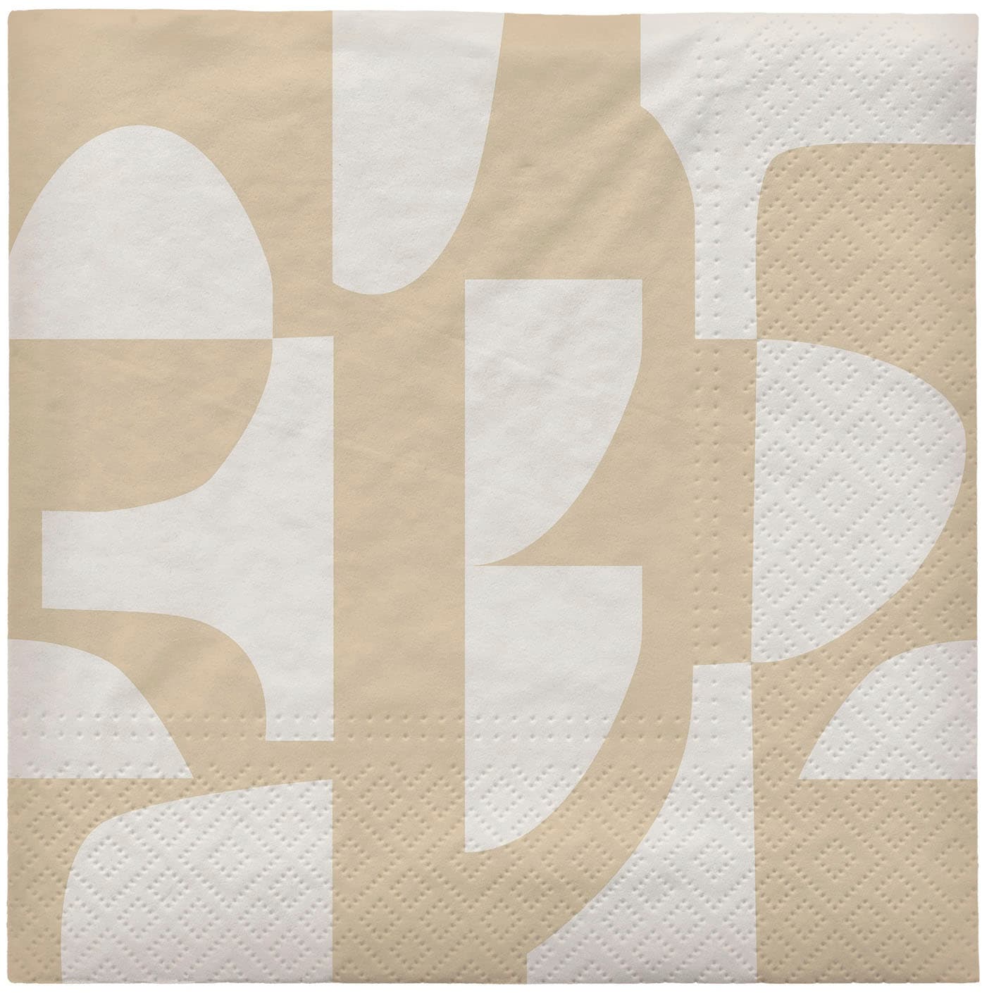 Broste Copenhagen Teeservice »Single Geschirr-Set Nordic Vanilla, inkl. 1 Päckchen Papierserviette«, (Set, 8 tlg.), Beliebte Geschirr Sets Exclusiv mit Geschenk