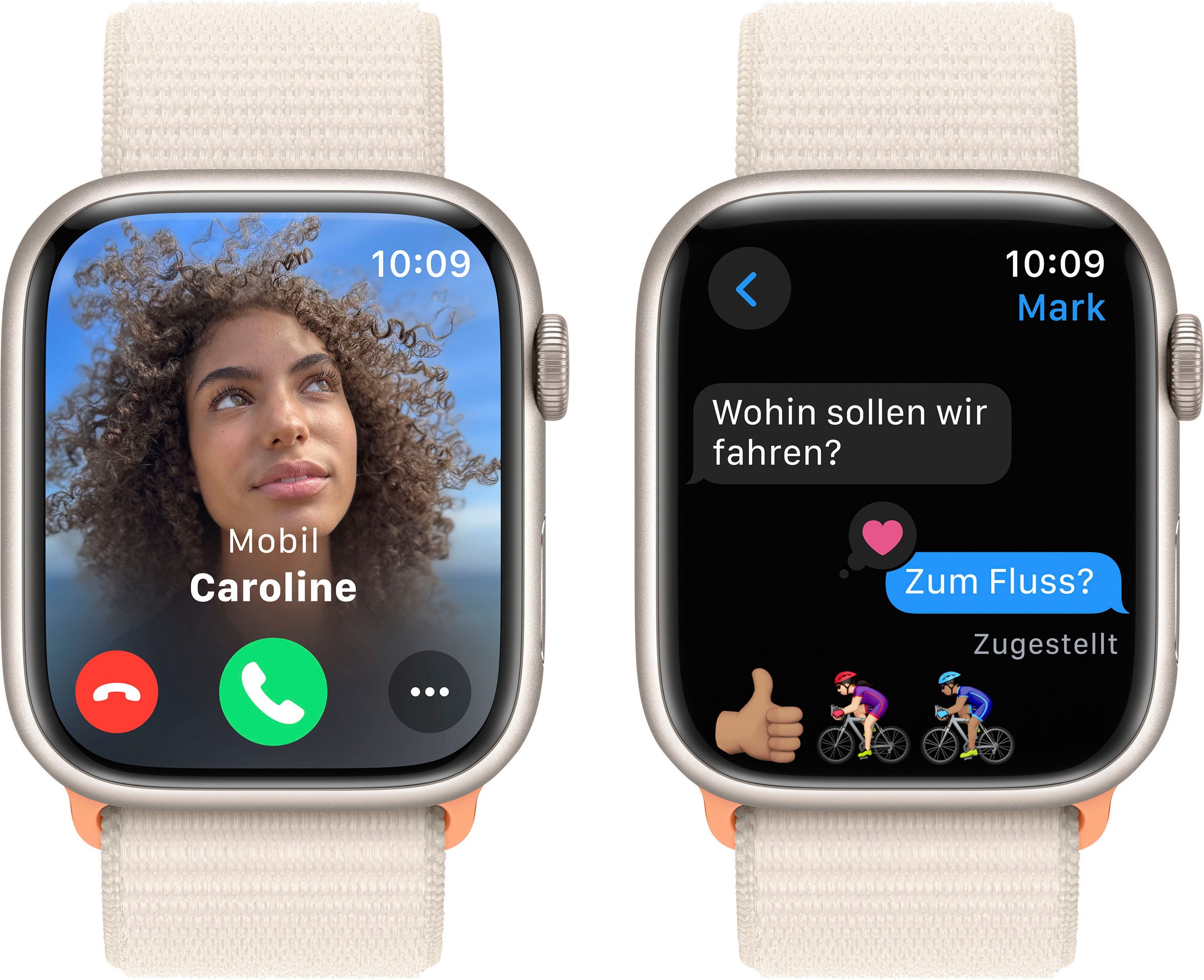 6. Bild von Apple Smartwatch »Watch Series 9 GPS Aluminium 45mm One-Size«, (Watch OS 10 Sport Loop)