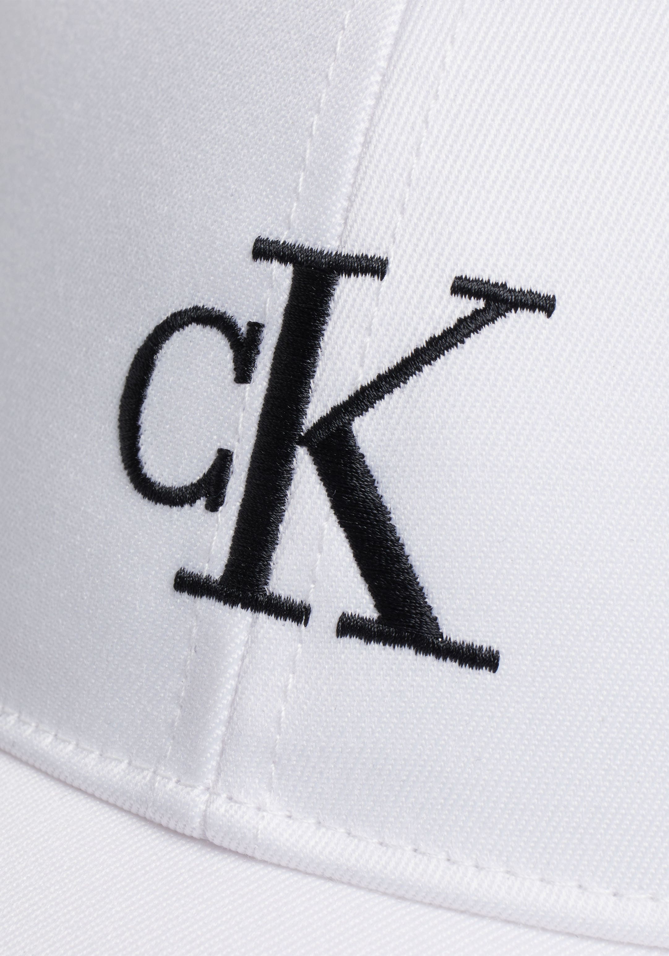 Calvin Klein Jeans Baseball Cap »MONOGRAM EMBRO CAP«, mit Logostickerei