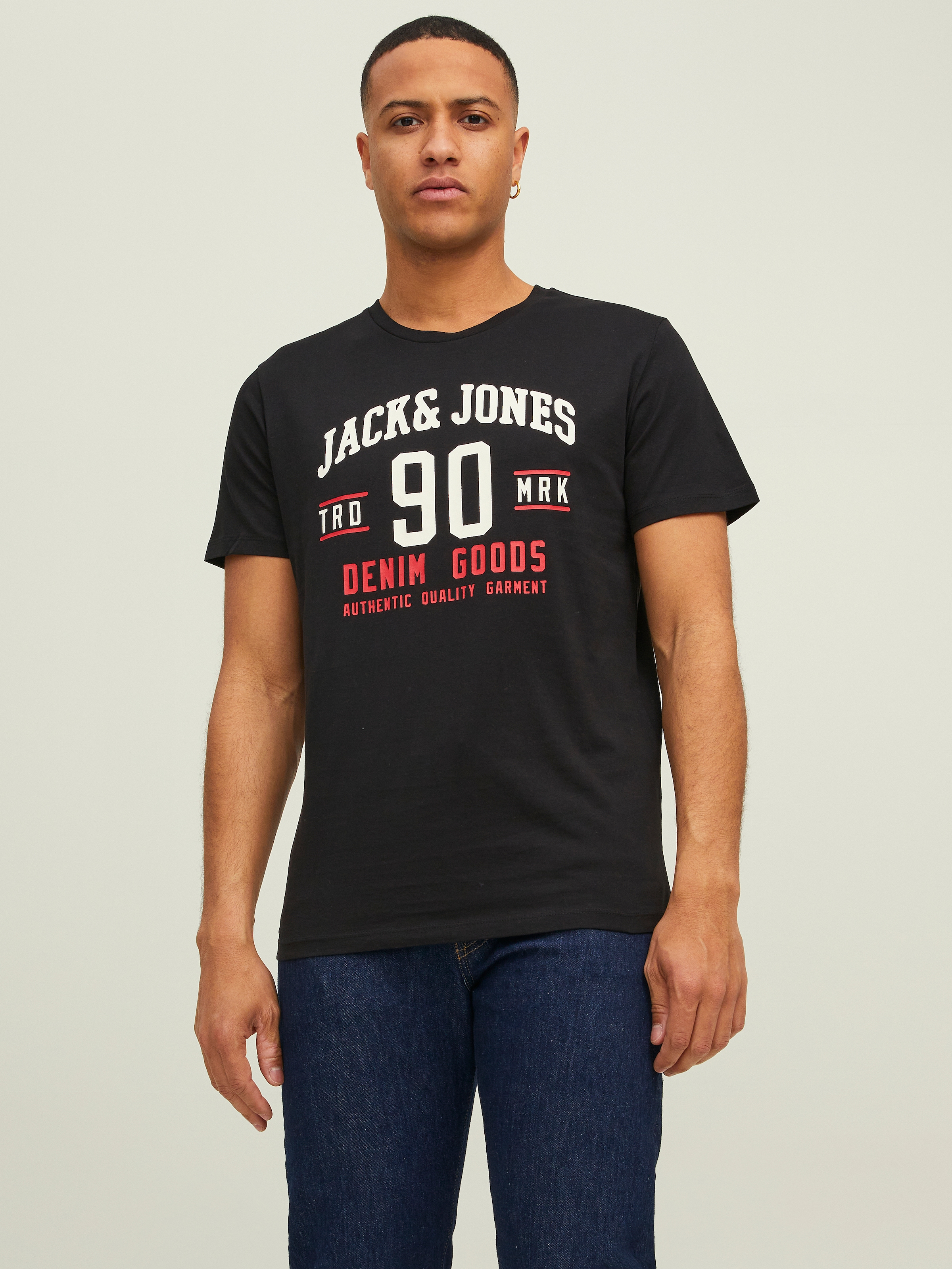Jack & Jones Rundhalsshirt »JJETHAN TEE SS CREW NECK 3PK MP NOOS« Packung, 3er-Pack, 3 Stk.