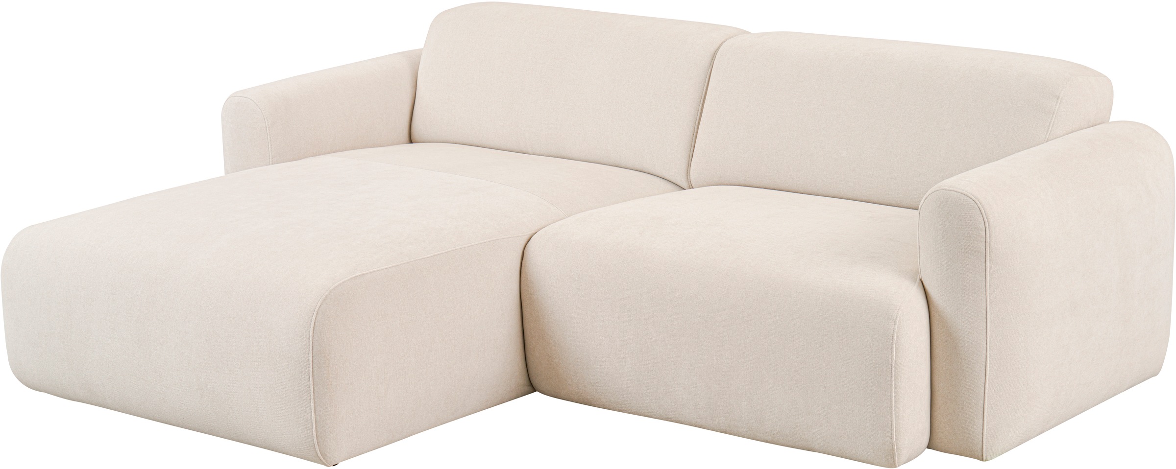 andas Ecksofa »Myrland«, Breite 232 cm, Chenille, Easy Clean Stoff, mit Kaltschaum