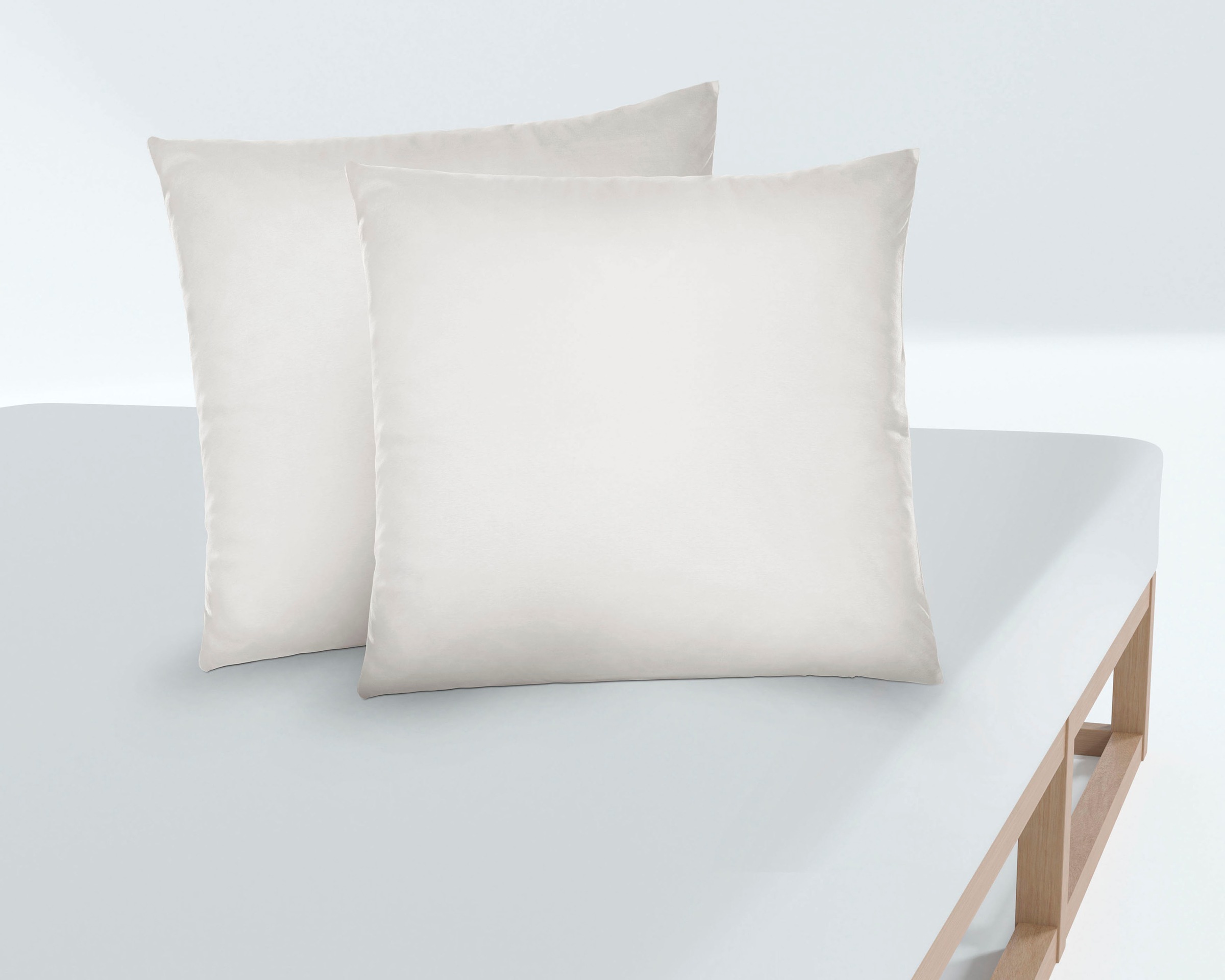 Biberna Kissenbezug »Michi Feinjersey mit Reißverschluss« verschiedene Größ günstig online kaufen