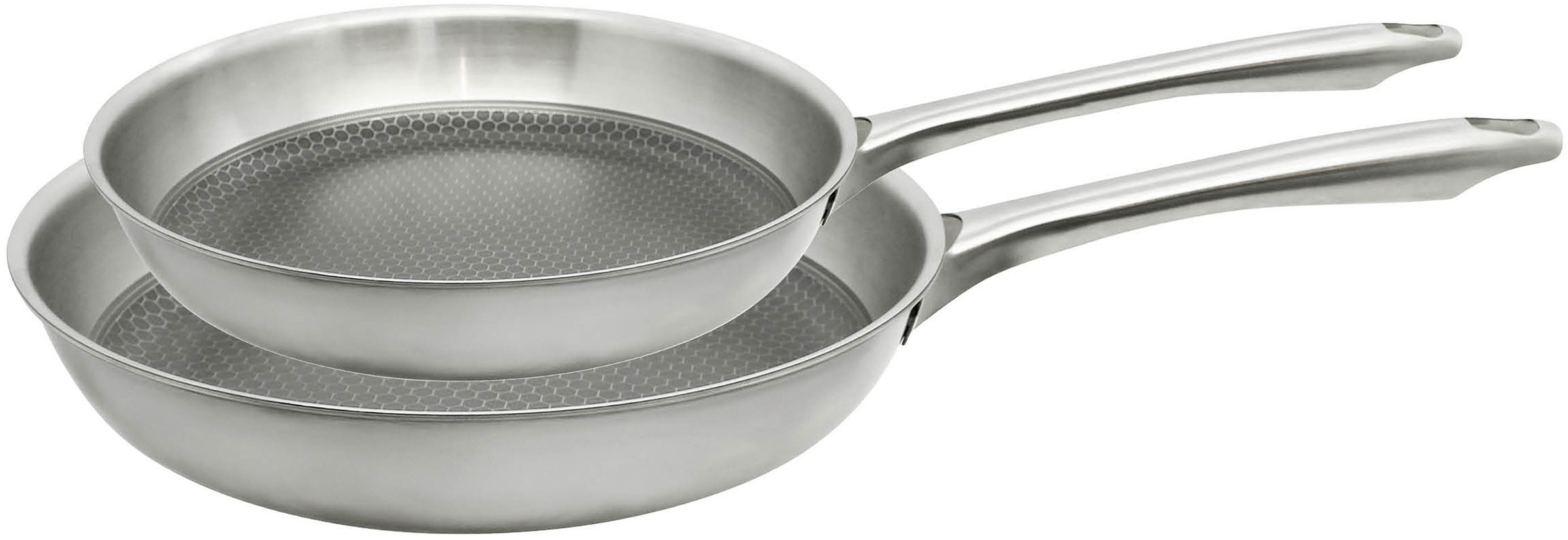 Elo Pfannen-Set »Bratpfanne Relief Passion, Set 2-teilig«, Edelstahl 18/10, günstig online kaufen