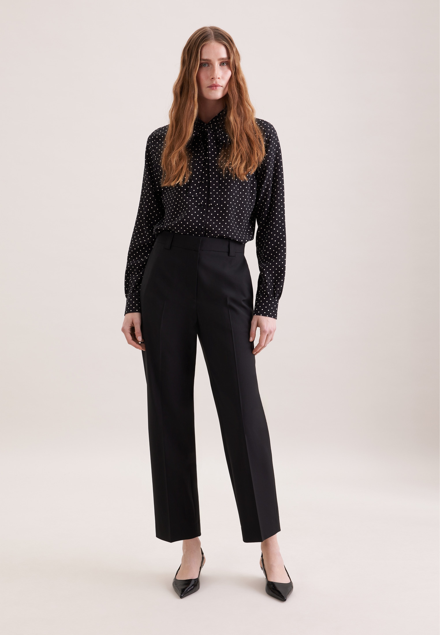 seidensticker Klassische Bluse 1/1 Kragen Druck