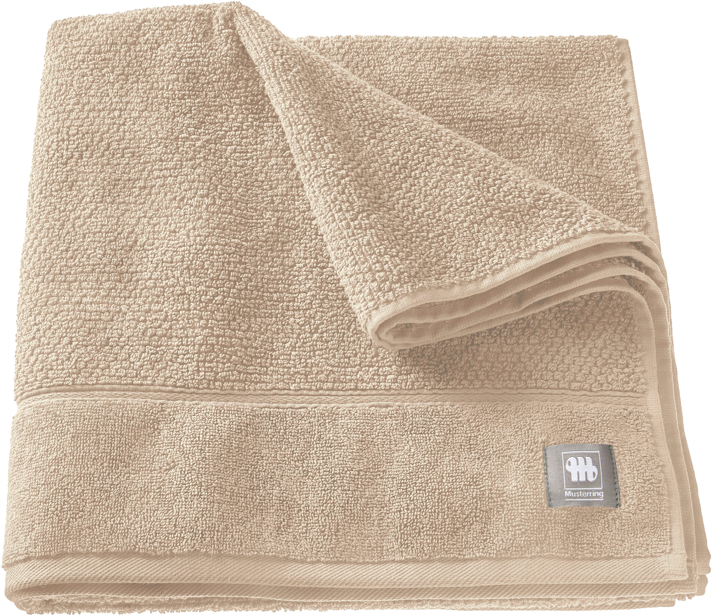 Musterring Badetuch »Solid« hautschmeichelnde Airtouch Qualität