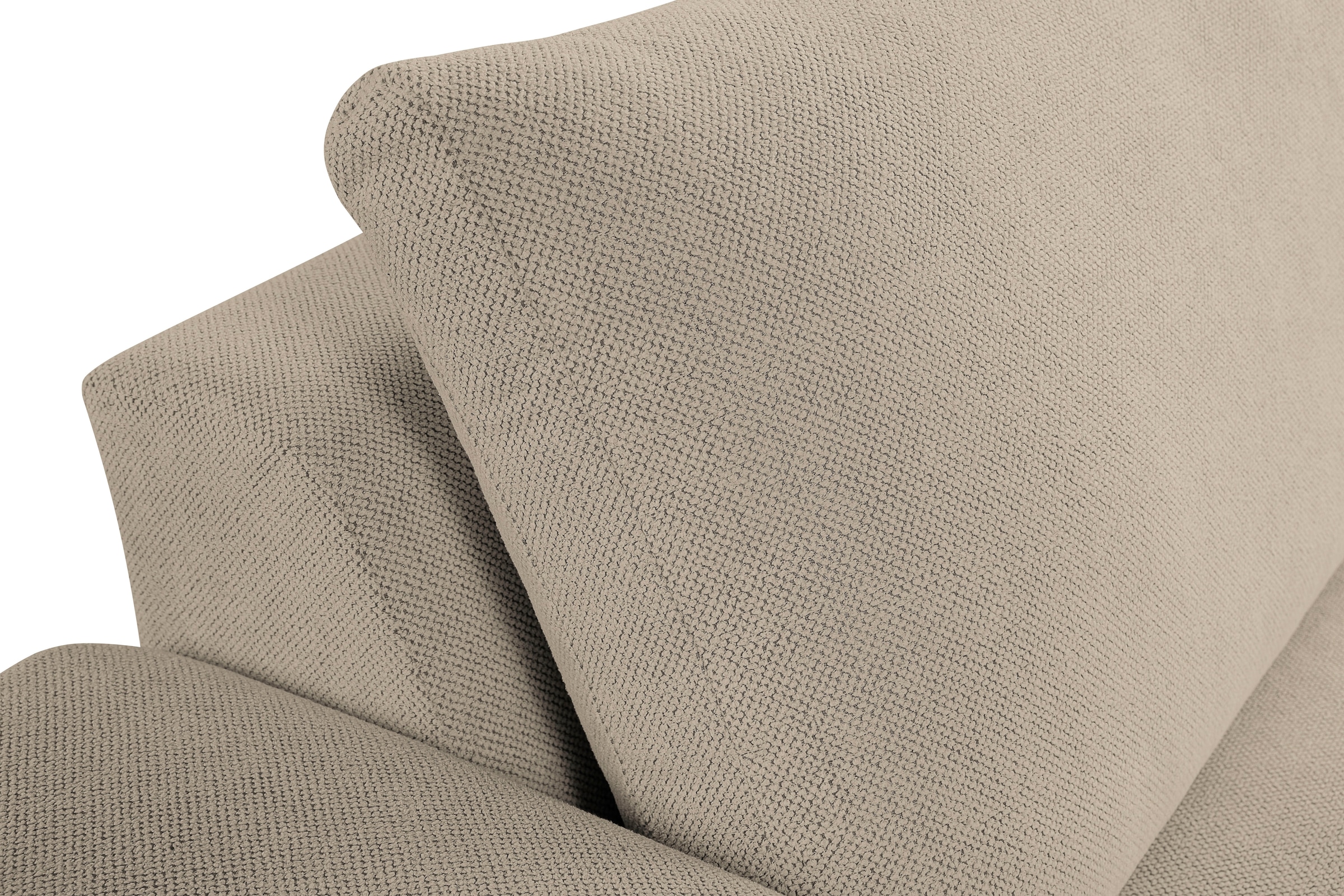 WERK2 Ecksofa »Rio, elegant & bequem, Breite 262 cm, L-Form«, Puristisches Design mit maximalem Komfort