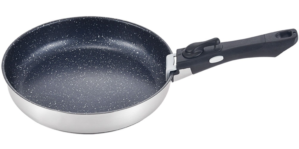 GSW Topf-Set »EASY CLICK«, Edelstahl, (Set, 8 tlg.), ideal für den Camper geeignet. Induktion