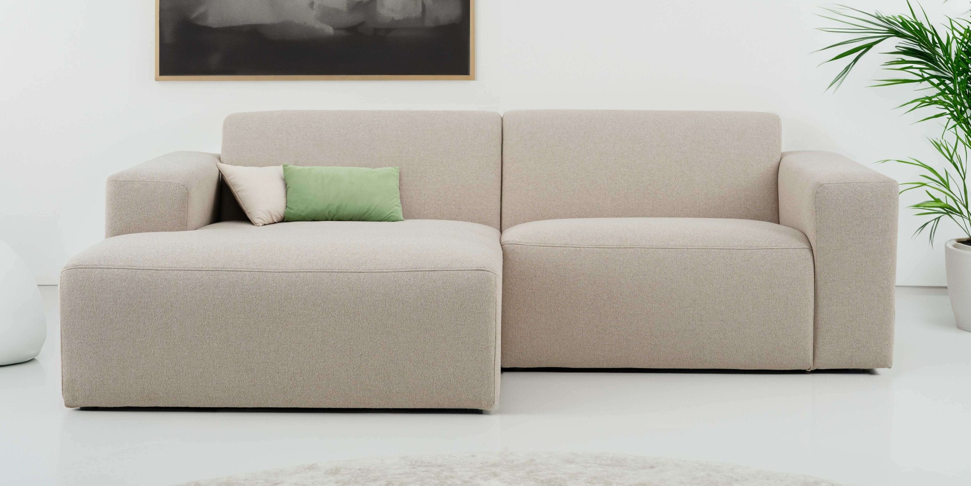 INOSIGN Ecksofa »Koa,228cm, L-Form, Modulsofa, Webstoff, Cord, Struktur« De günstig online kaufen