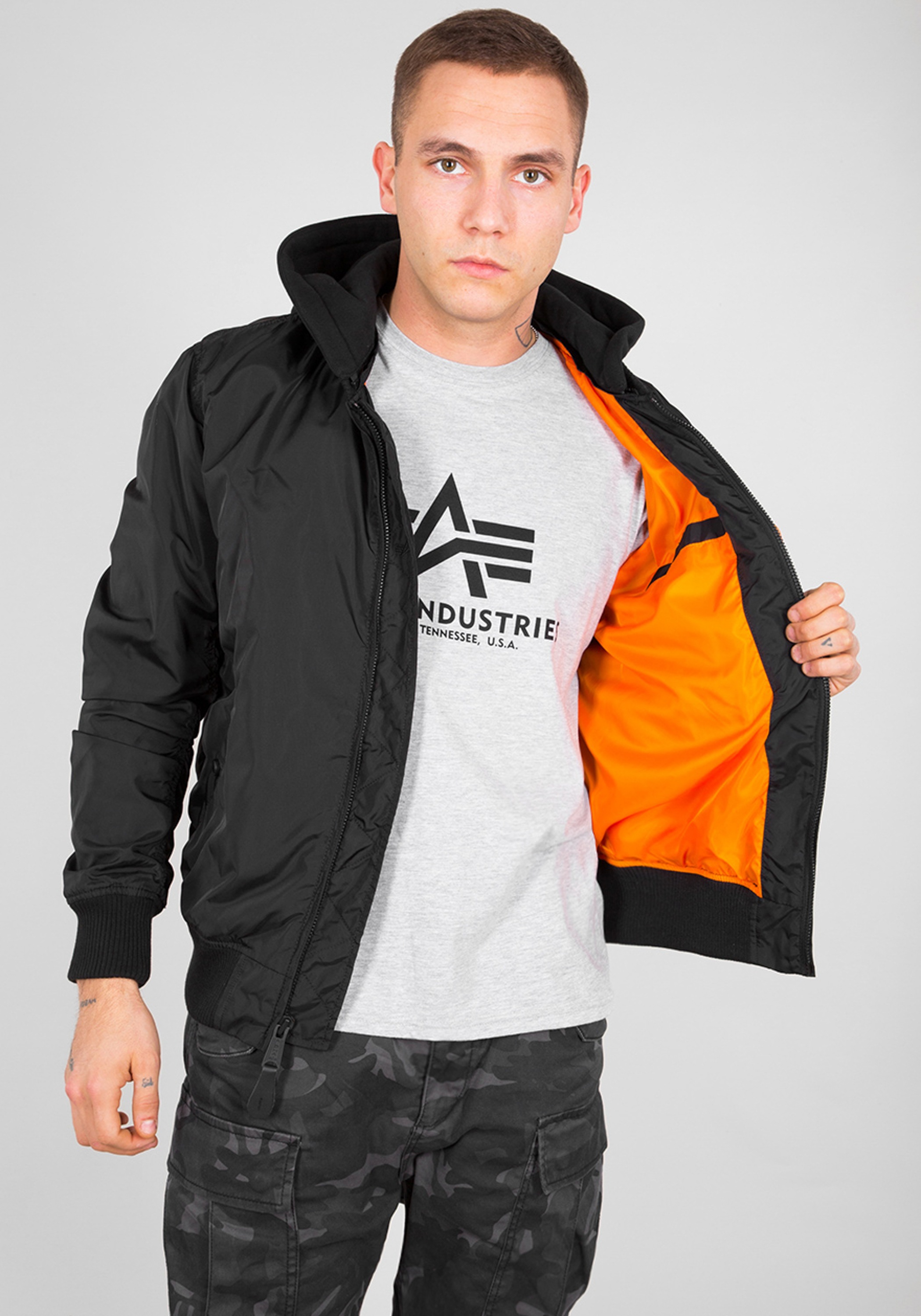 Alpha Industries Bomberjacke »MA-1 TT Hood Light«