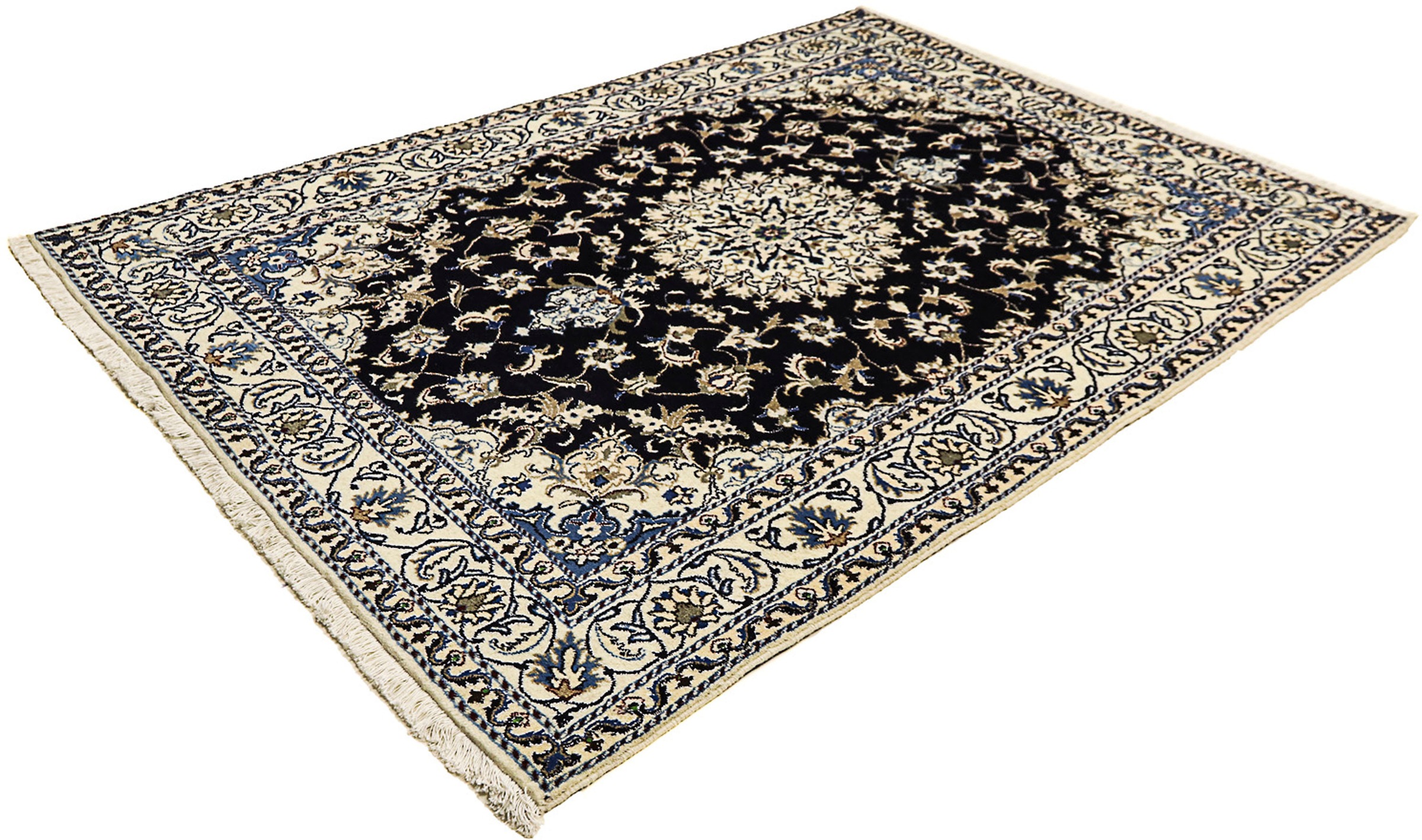 morgenland Orientteppich »Perser - Nain - 234 x 168 cm - dunkelblau«, recht günstig online kaufen
