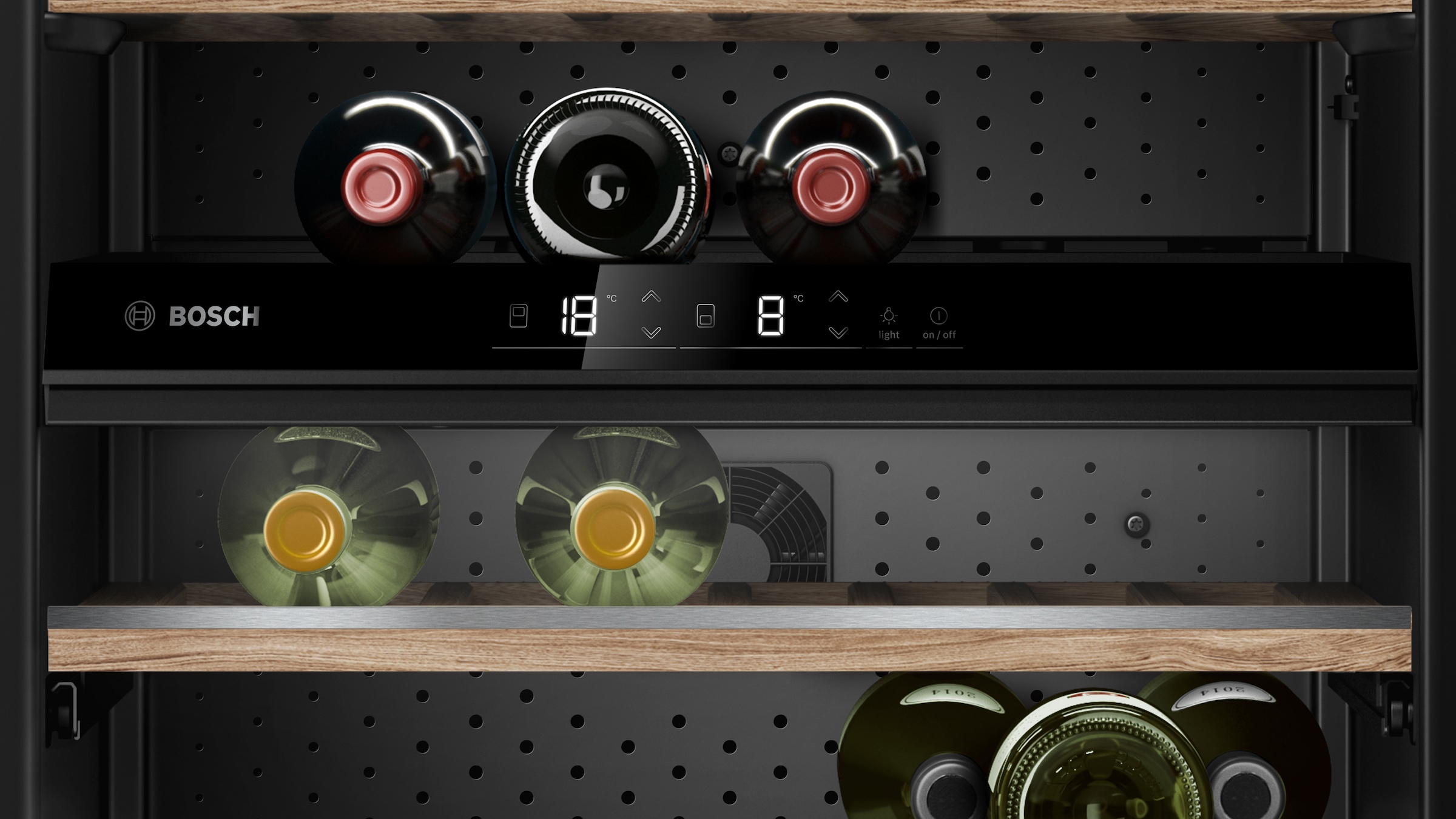 BOSCH Weinkühlschrank »KWK16ABGB«, für 44 St. Standardflaschen á 075l