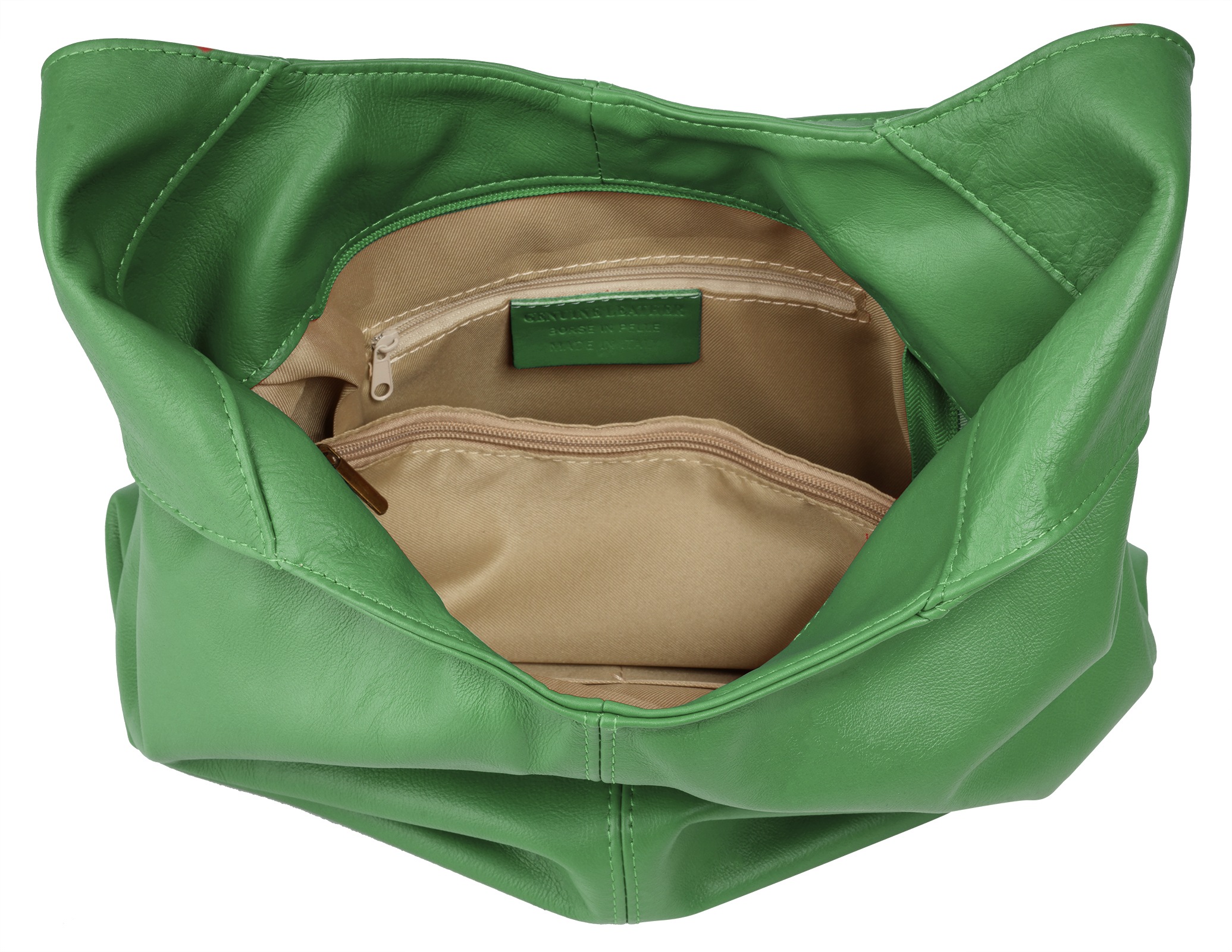 Piké Shopper, echt Leder, Made in Italy