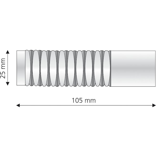 Liedeco Gardinenstangen-Endstück »Endstück, Endknopf edelstahl-optik  \