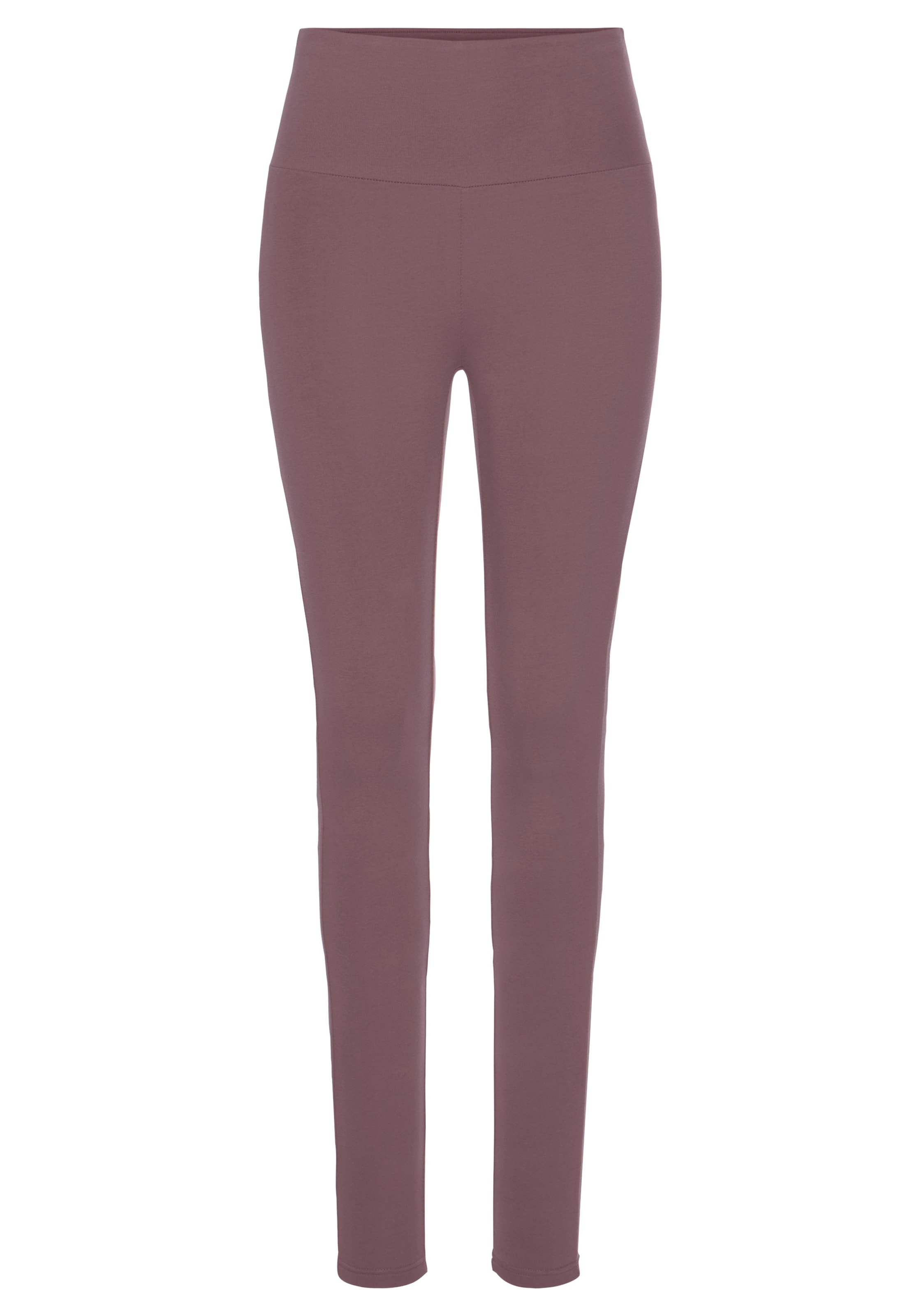 LASCANA Leggings, mit breitem Bündchen, Loungewear