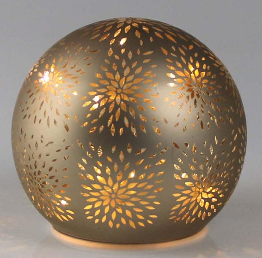 AM Design LED Kugelleuchte, Weihnachtsdeko, mit abgebildeten Blüten