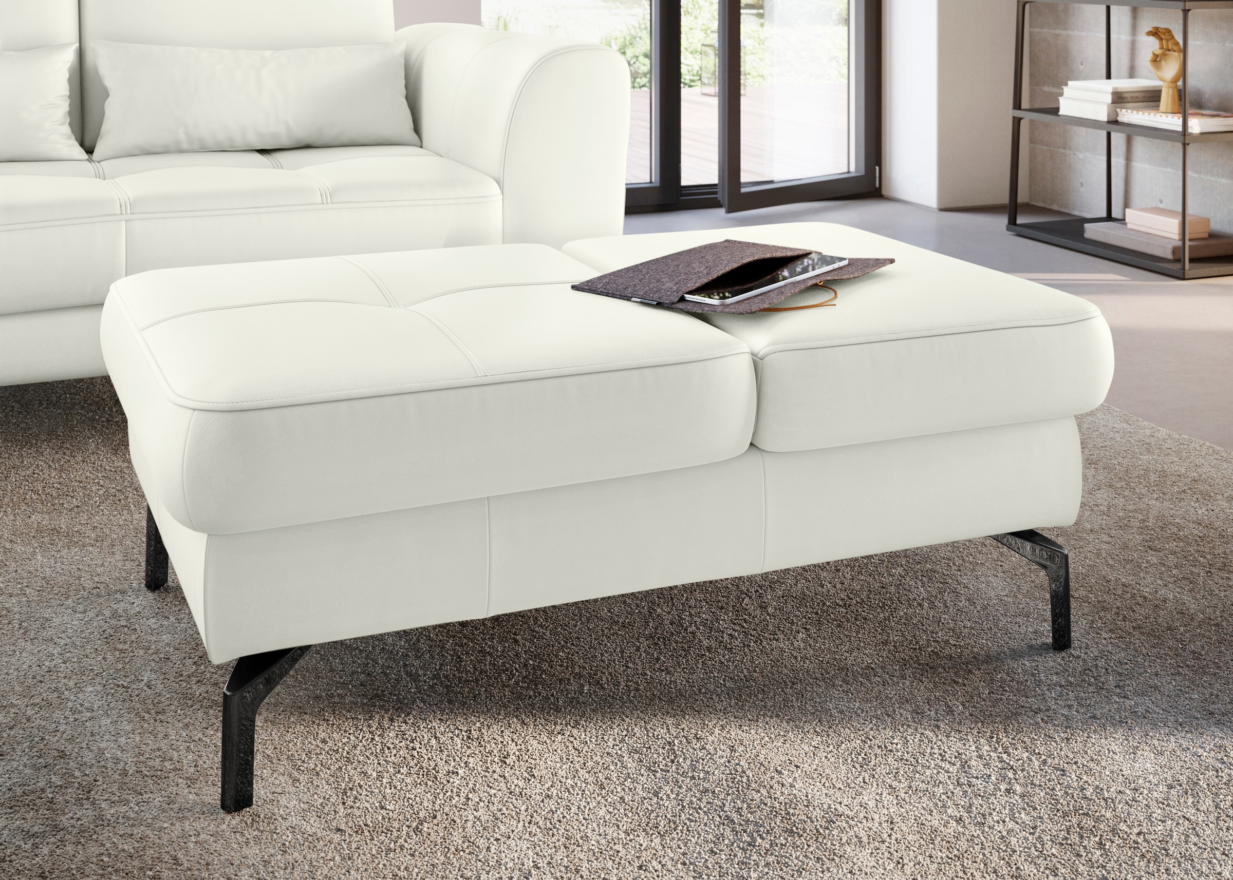 sit&more Hocker »Bendigo«, mit Klappfunktion, Bodenfreiheit 15 cm, wahlweis günstig online kaufen