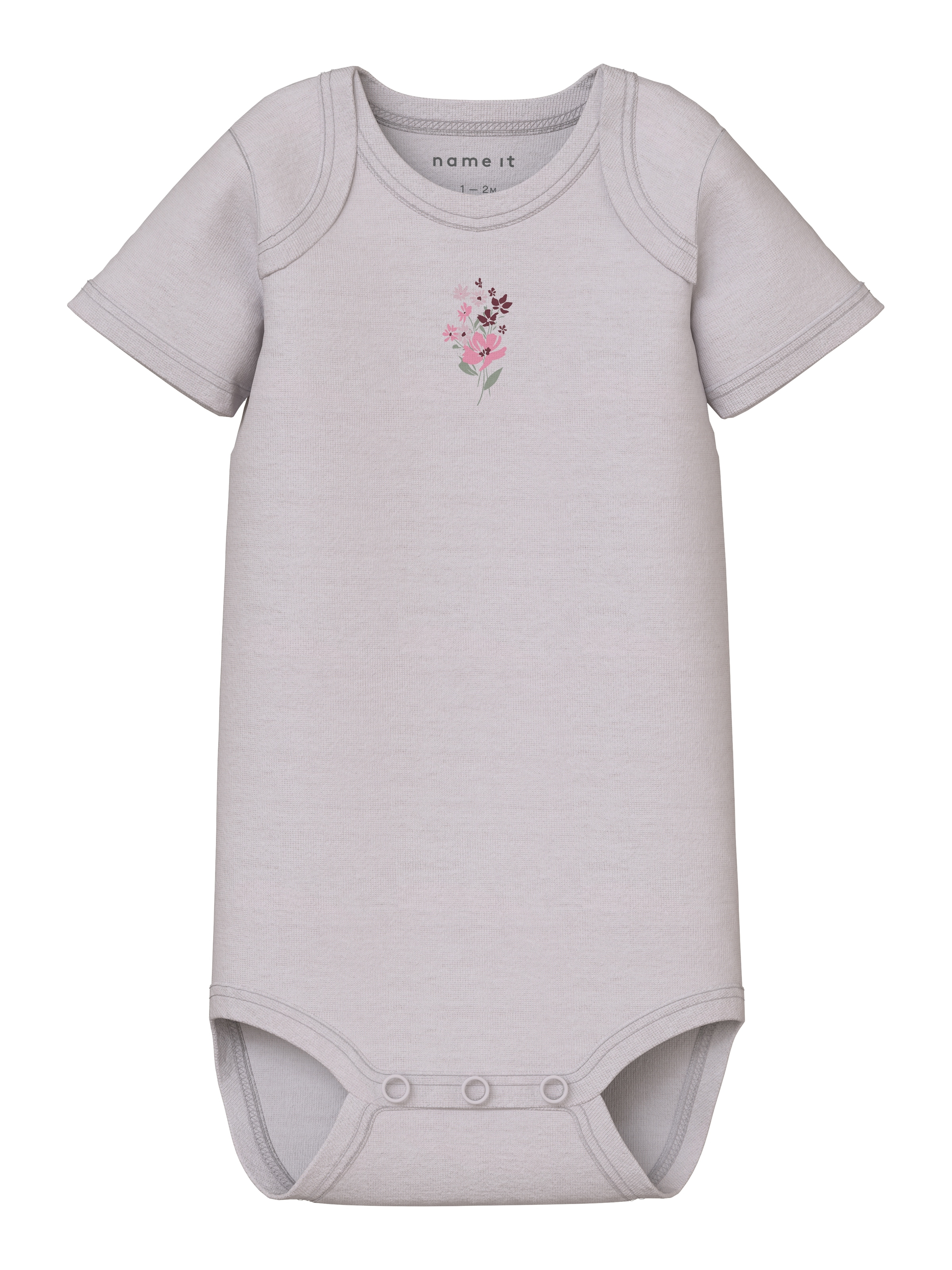 Name It Kurzarmbody »NBFBODY 3P SS FLOWER NOOS« Packung, 3 tlg.