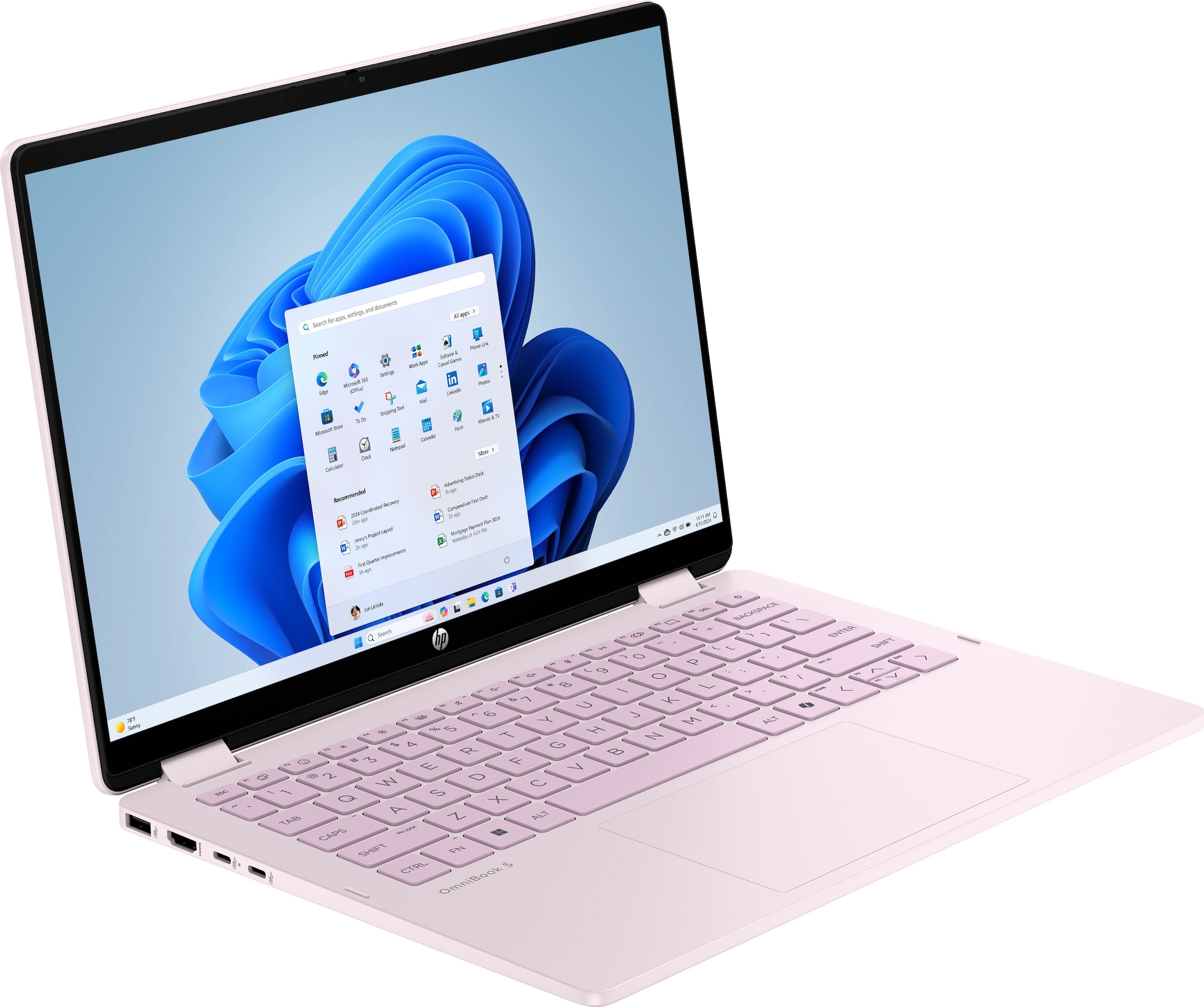 HP Convertible Notebook »OmniBook 5 Flip«, 35,6 cm, / 14 Zoll, Intel, Core i7, Iris Xe Graphics, 512 GB SSD