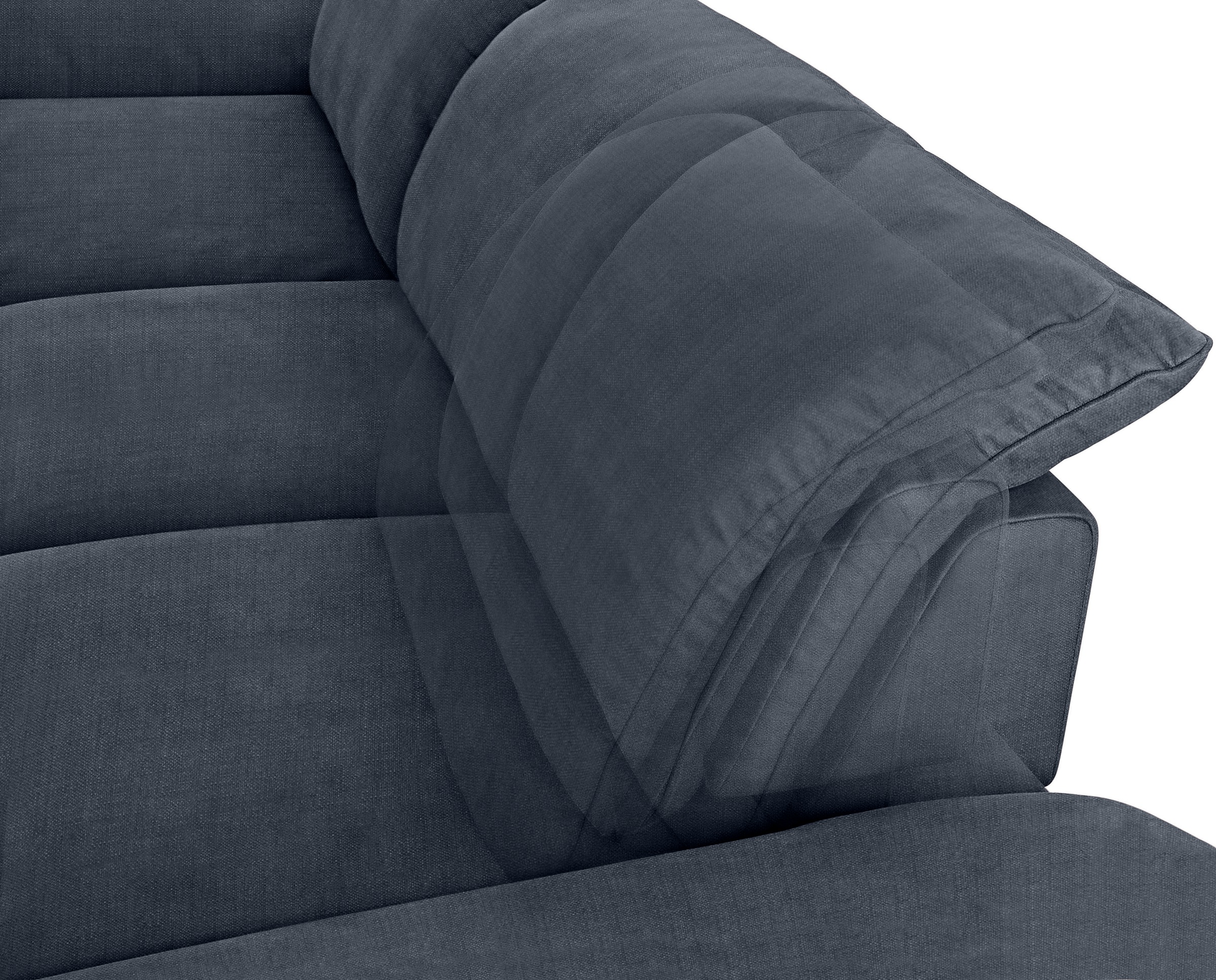 W.SCHILLIG Ecksofa »enjoy&MORE, Designsofa, bequem, elegant und zeitlos, L-Form«, Sitztiefenverstellung, Füße bronze pulverbeschichtet, Breite 340 cm