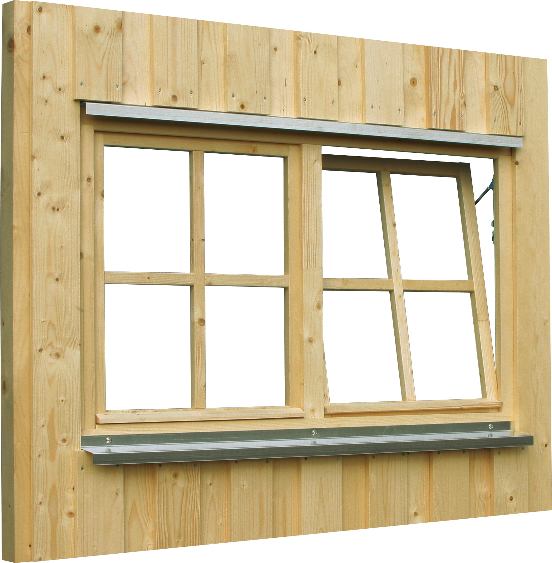Skanholz Fenster »Doppelfenster«, für Carports, 132,4 x 82,1 cm