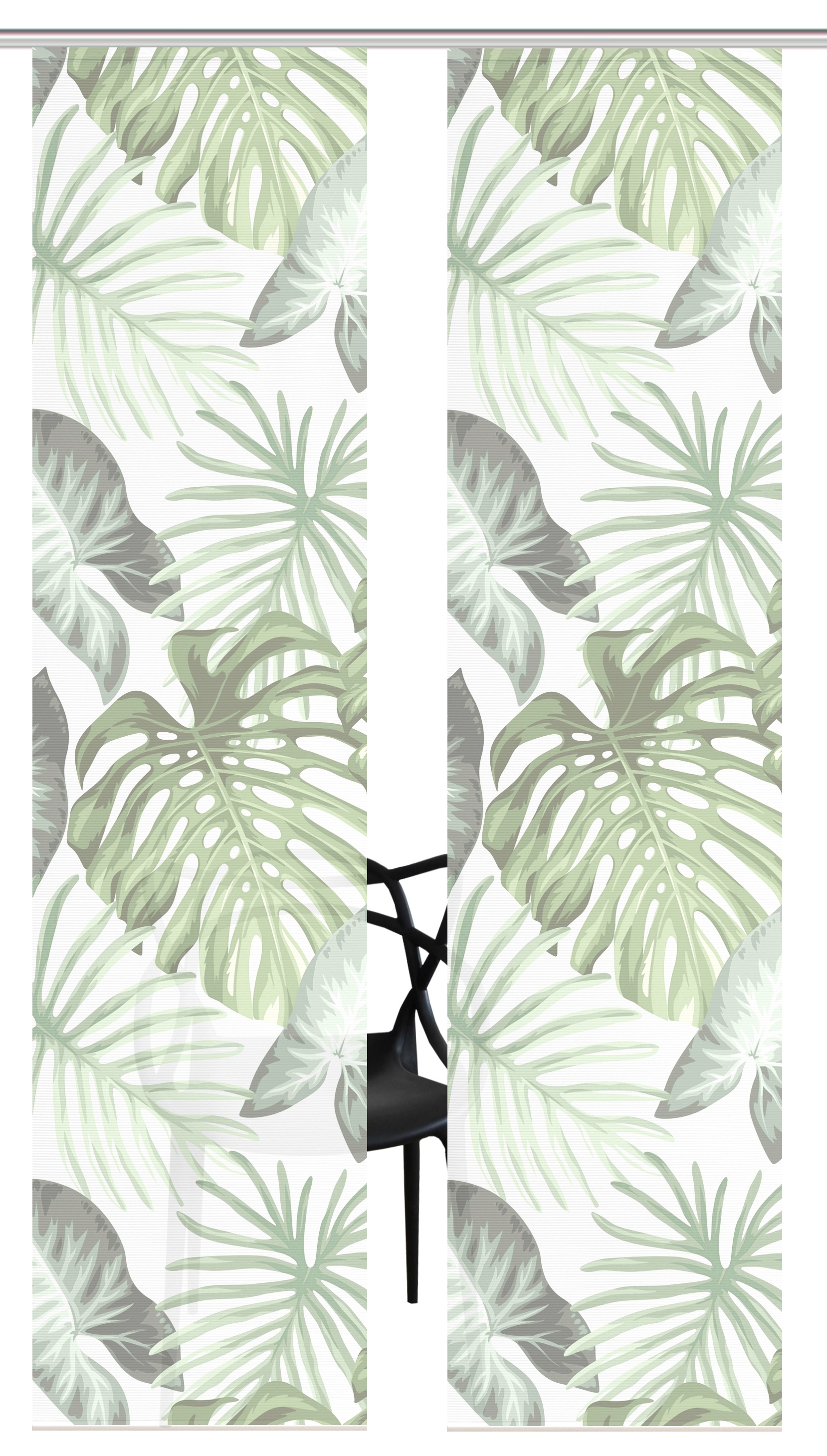 Vision S Schiebegardine »SANJA« Paneelwagen 2 Stk. tlg. Schiebevorhang,Bamb günstig online kaufen